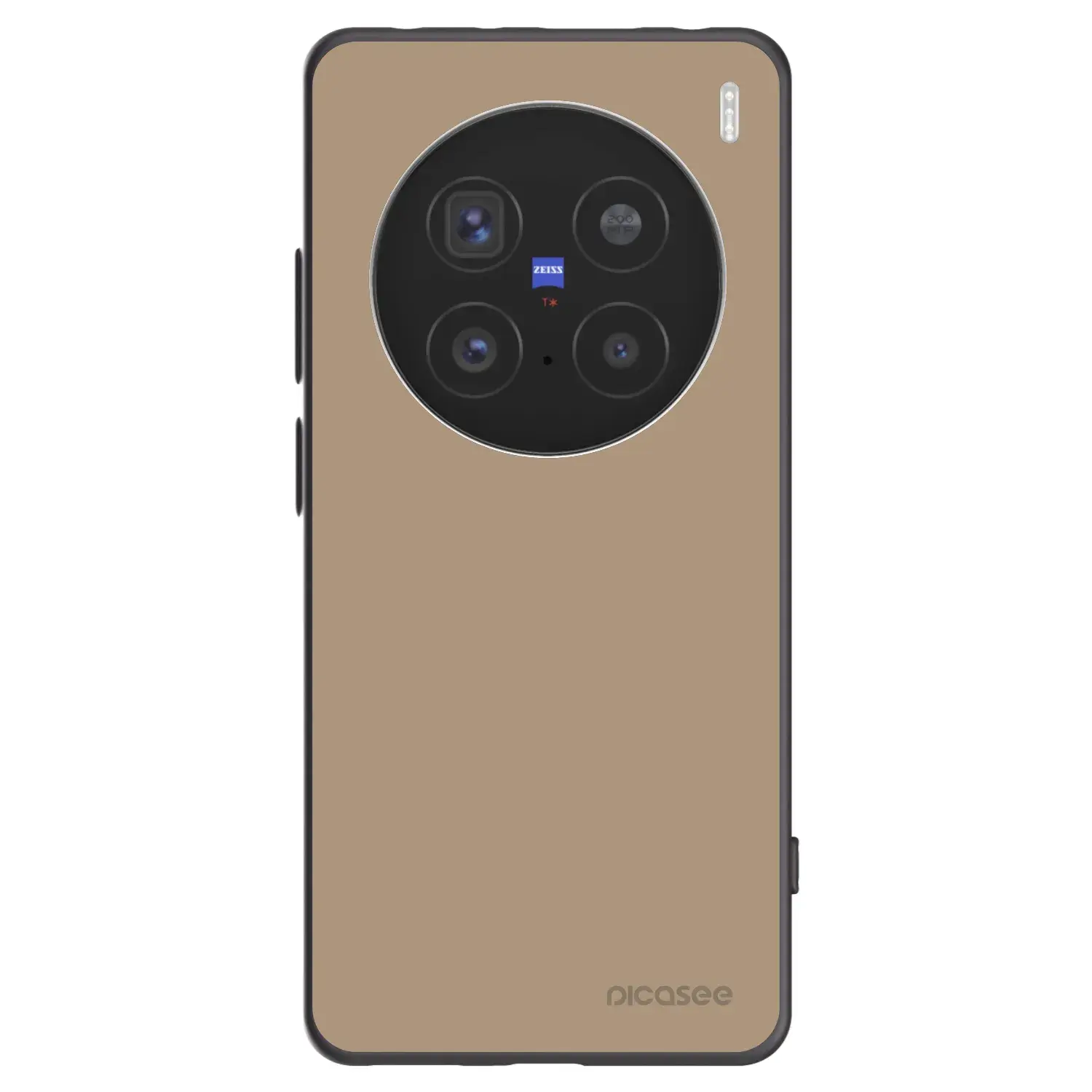Silikonový černý obal pro Vivo X200 Pro - Soft Sand