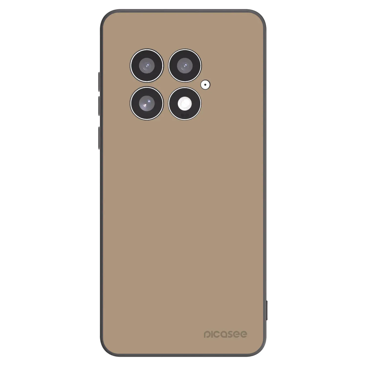 Silikonový černý obal pro OnePlus 13 5G - Soft Sand