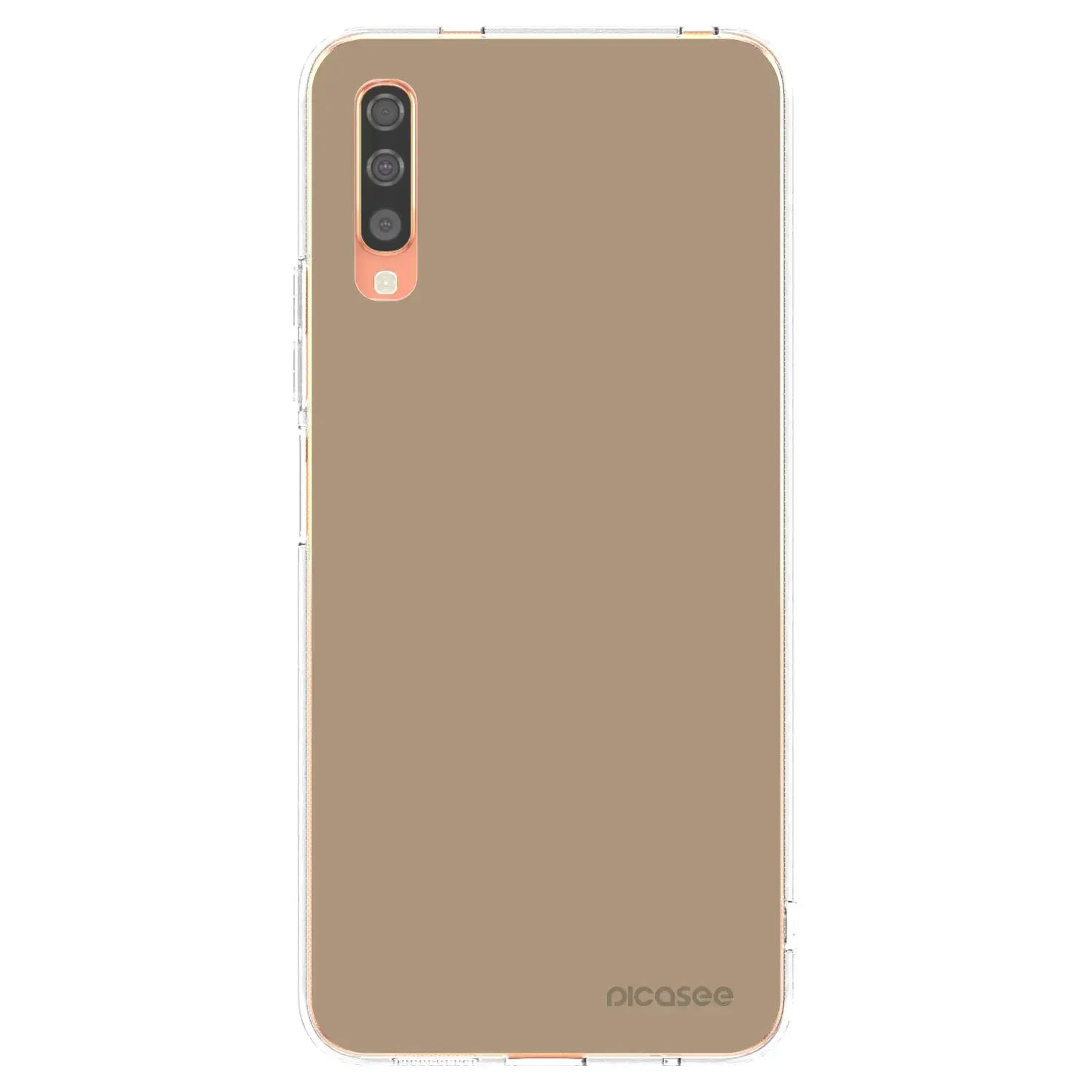 Silikonový průhledný obal pro Samsung Galaxy A70 A705F - Soft Sand