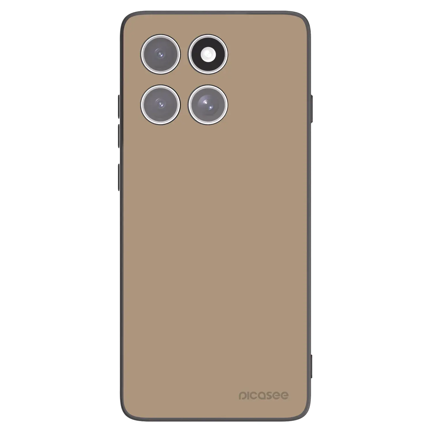 Silikonový černý obal pro Motorola Edge 60 Pro - Soft Sand