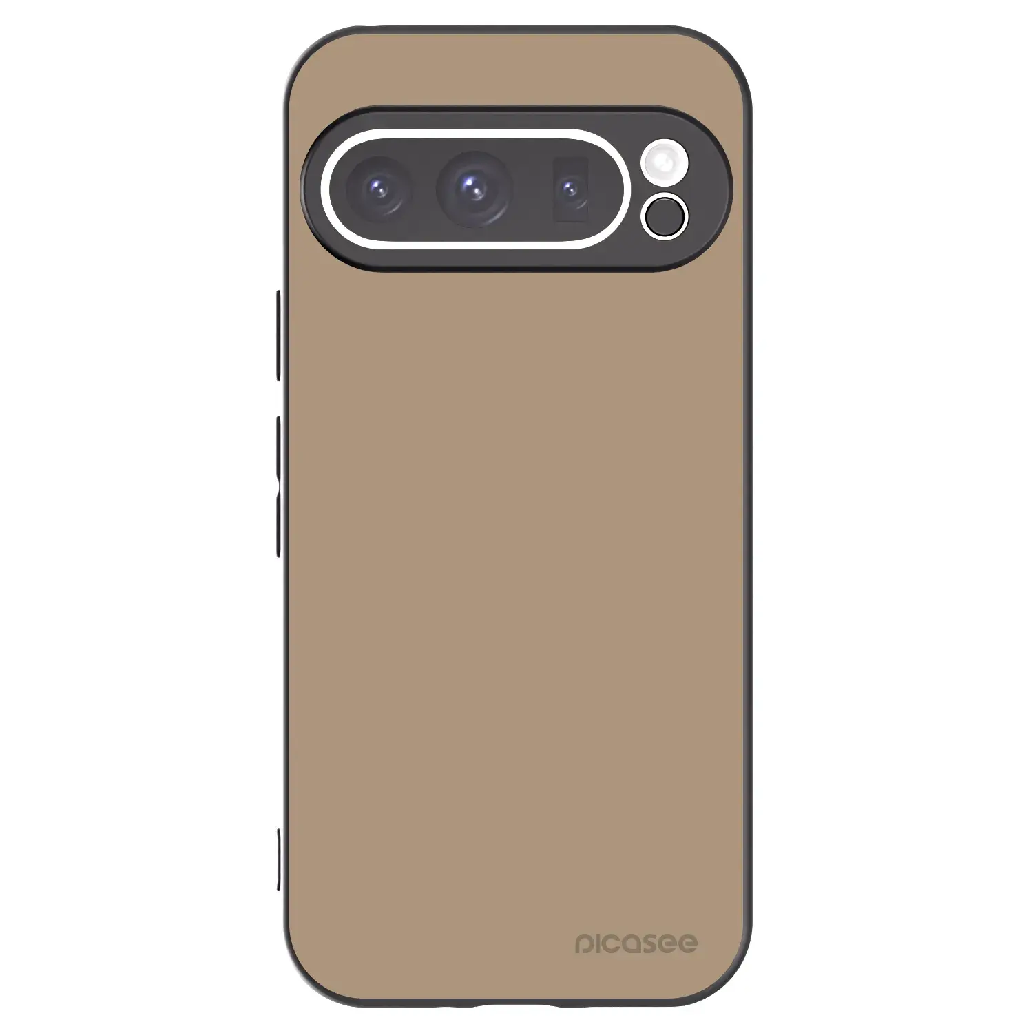 Silikonový černý obal pro Google Pixel 9 Pro XL - Soft Sand