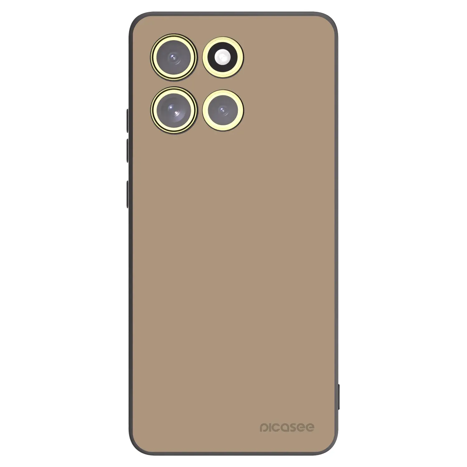Silikonový černý obal pro Motorola Moto G86 5G - Soft Sand