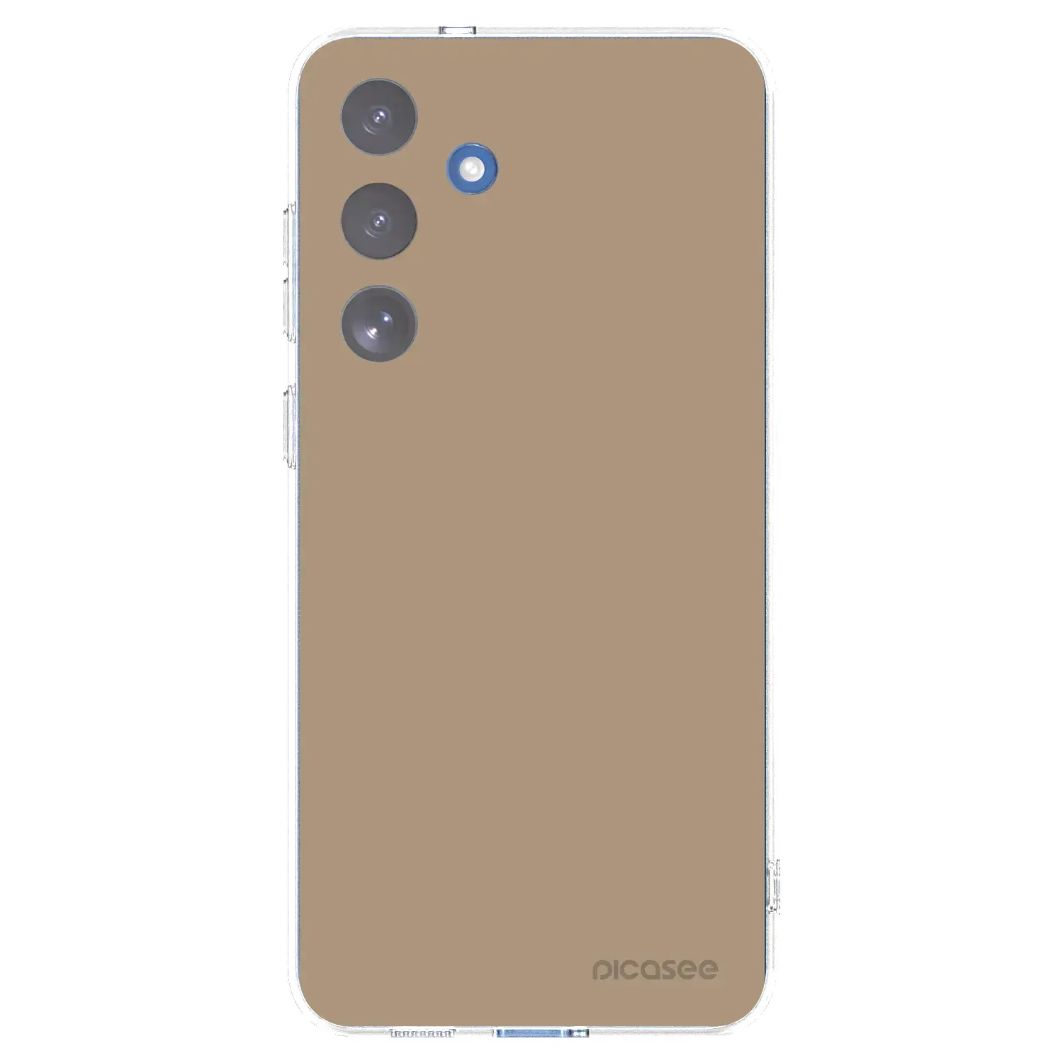 Silikonový průhledný obal pro Samsung Galaxy S25 FE 5G - Soft Sand