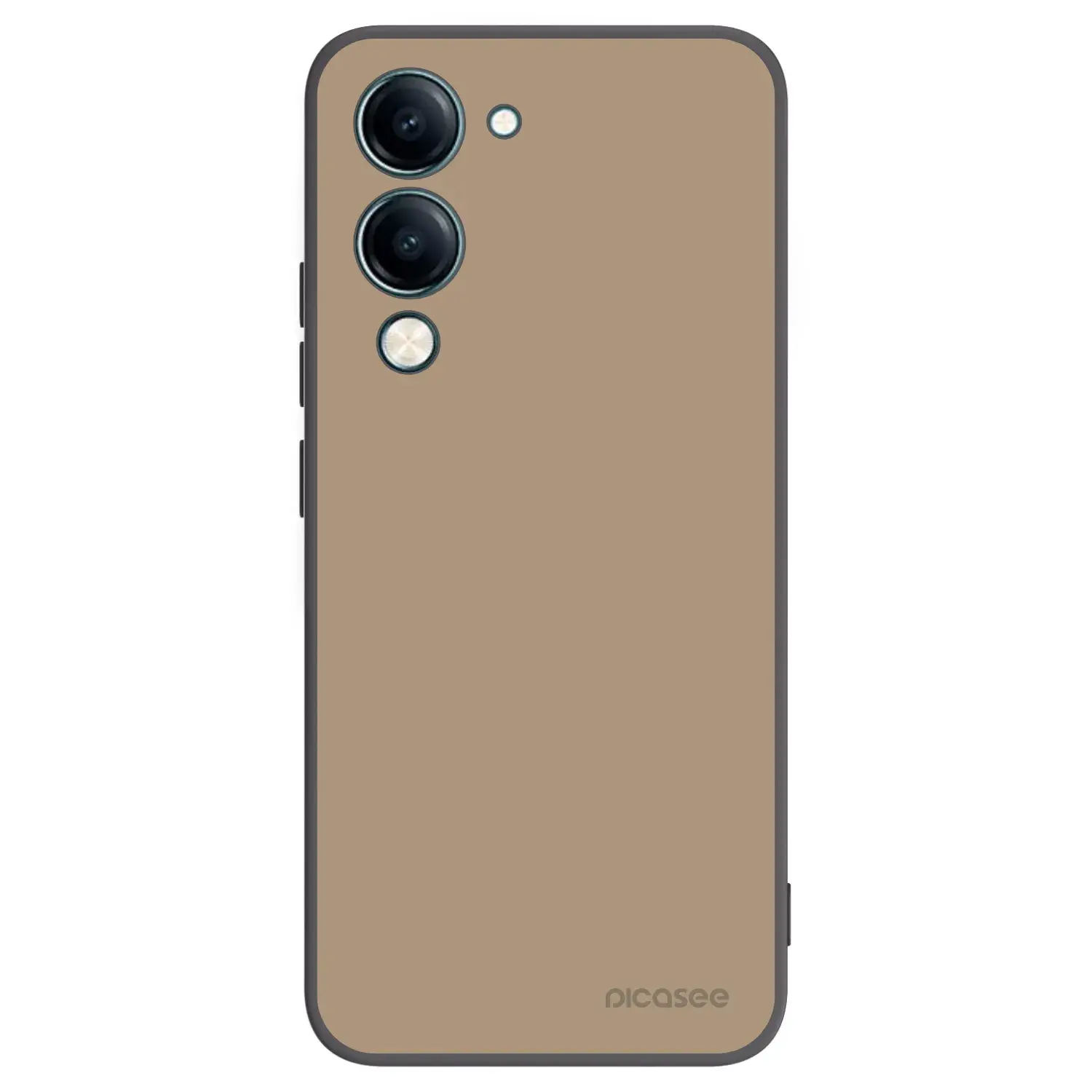 Silikonový černý obal pro Vivo Y29s 5G - Soft Sand