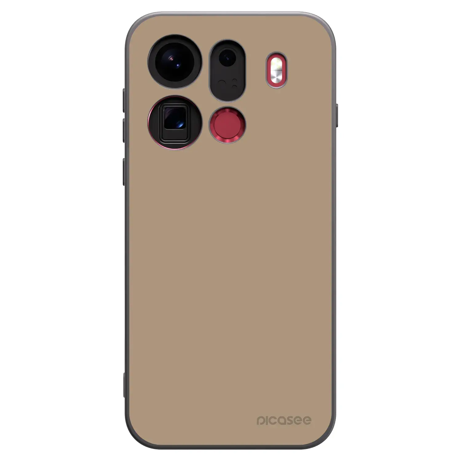 Silikonový černý obal pro OPPO Find X9 Pro - Soft Sand