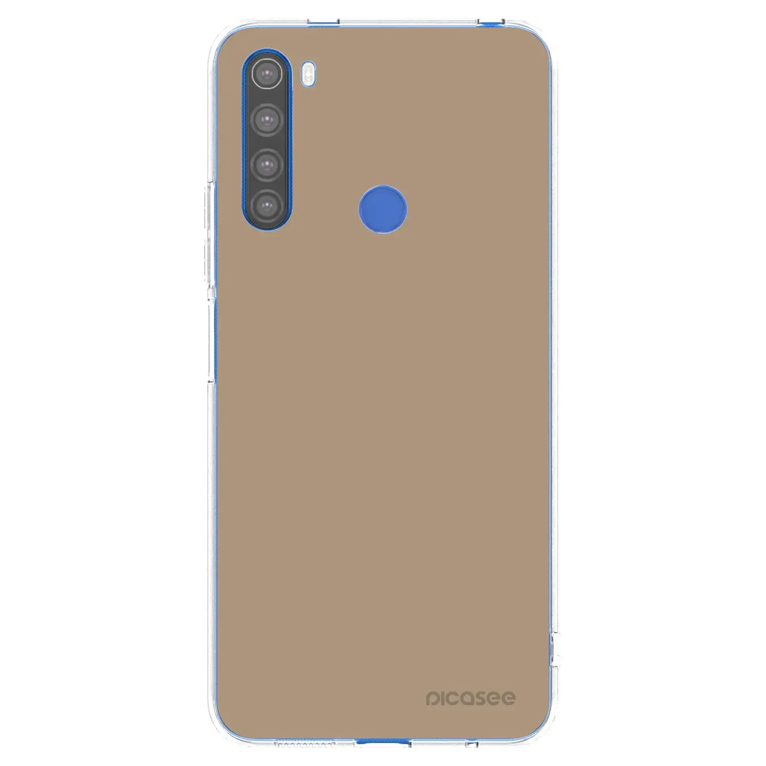 Silikonový průhledný obal pro Xiaomi Redmi Note 8T - Soft Sand