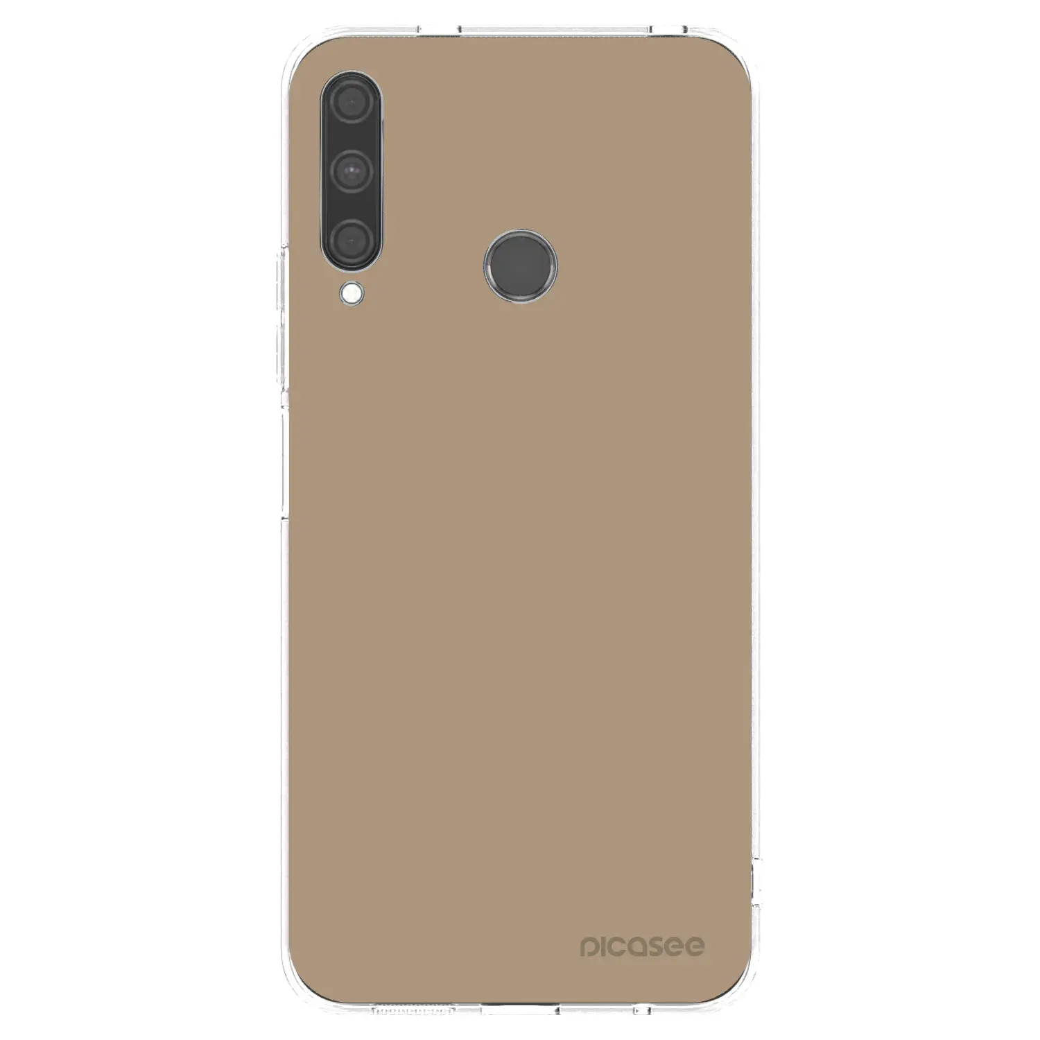 Silikonový průhledný obal pro Huawei P40 Lite E - Soft Sand