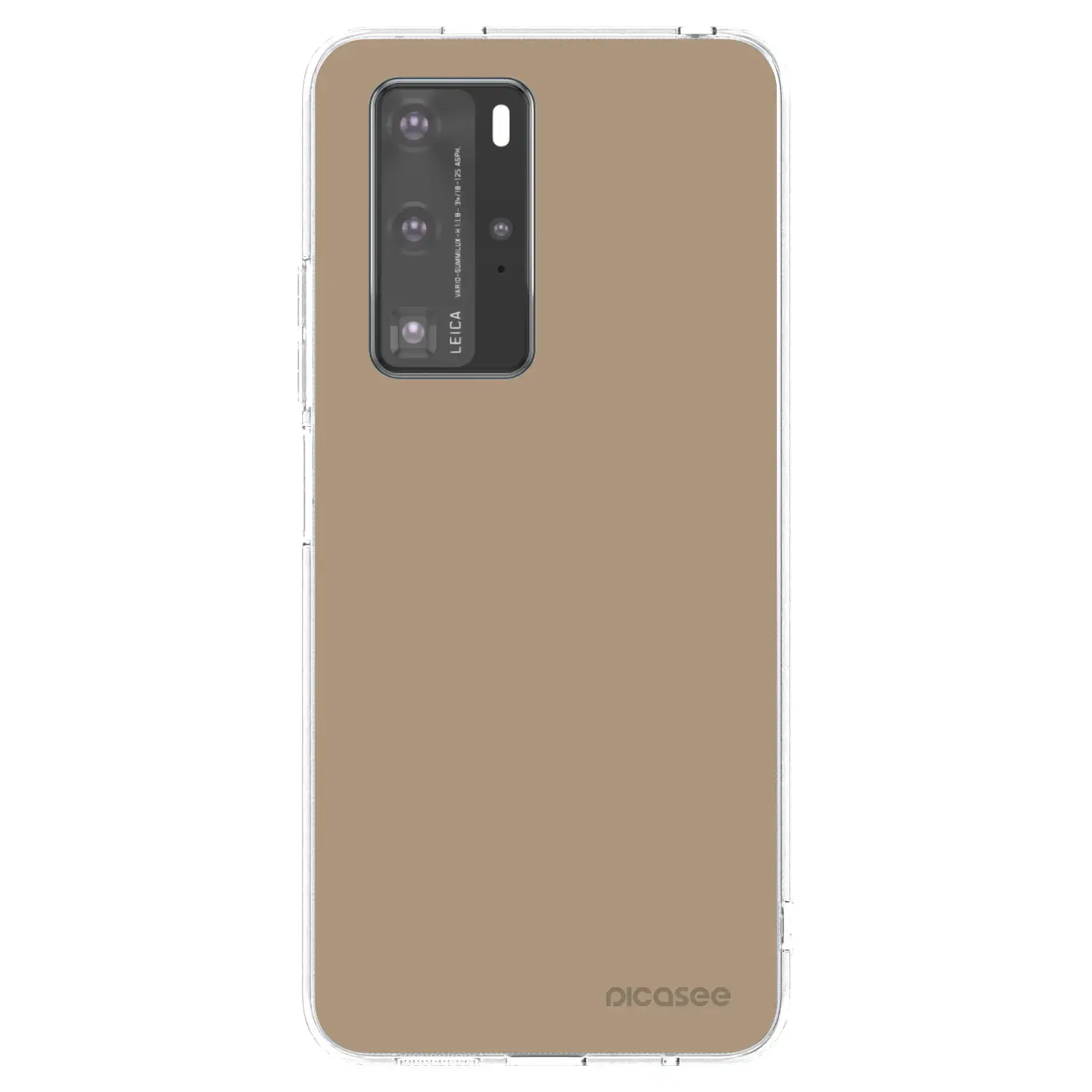 Silikonový průhledný obal pro Huawei P40 Pro - Soft Sand