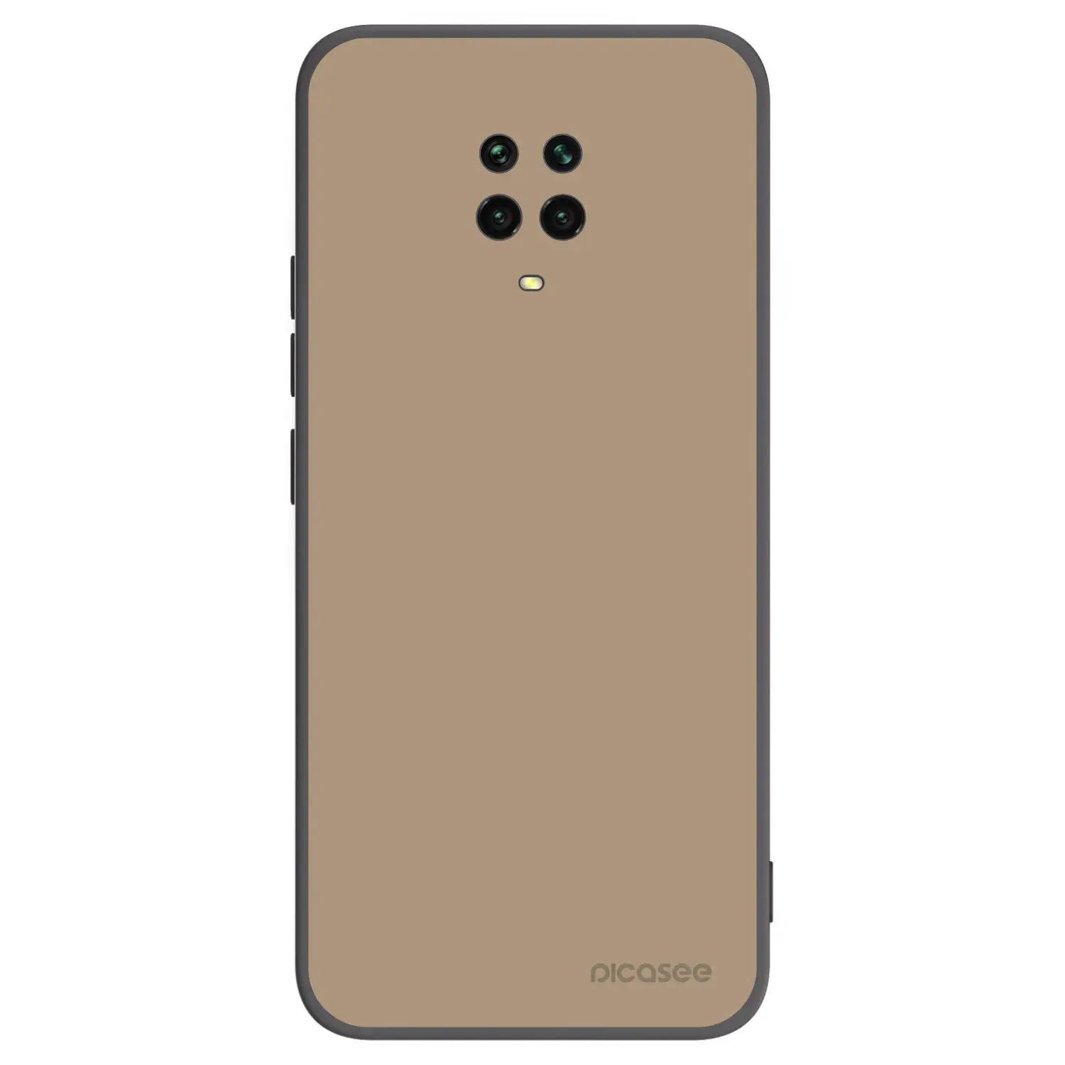 Silikonový černý obal pro Xiaomi Redmi Note 9 Pro - Soft Sand