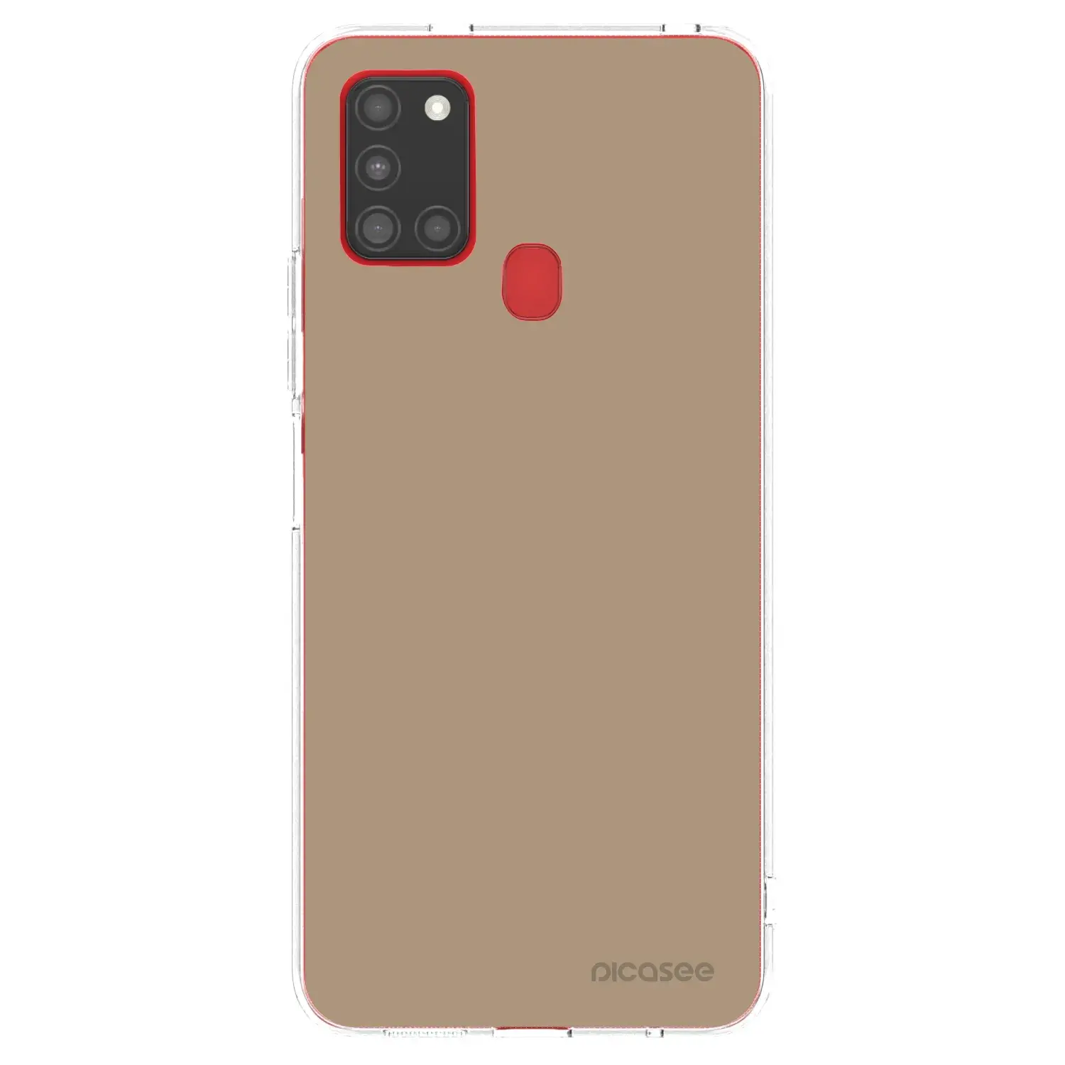 Silikonový průhledný obal pro Samsung Galaxy A21s - Soft Sand