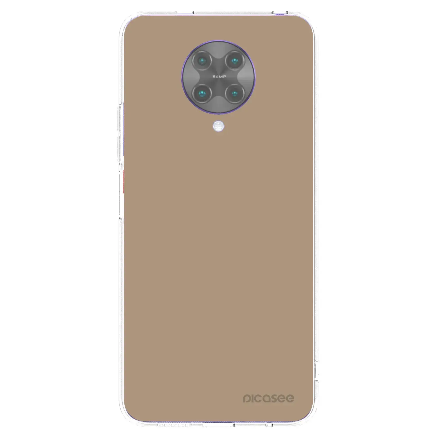 Silikonový průhledný obal pro Xiaomi Poco F2 Pro - Soft Sand