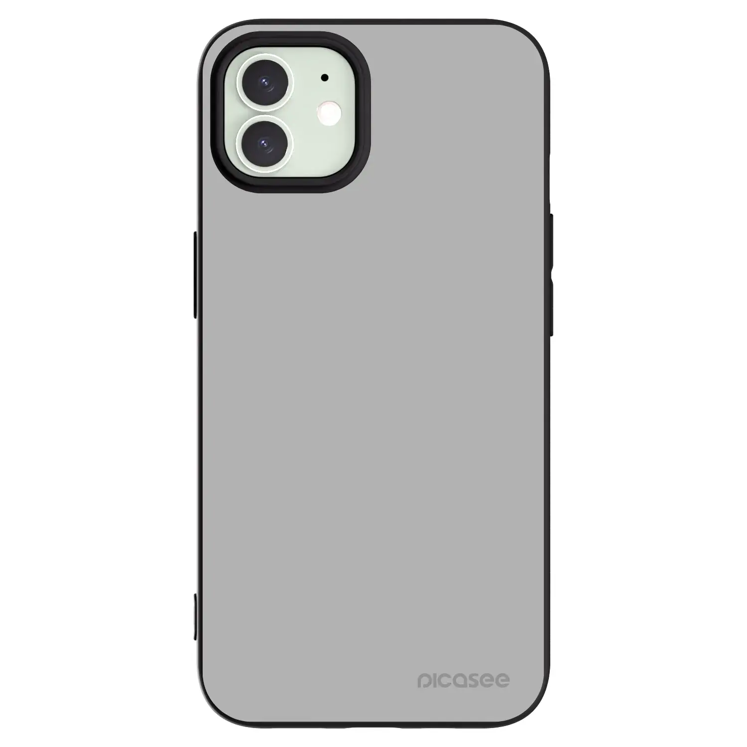 Silikonový černý obal pro Apple iPhone 12 - Stone