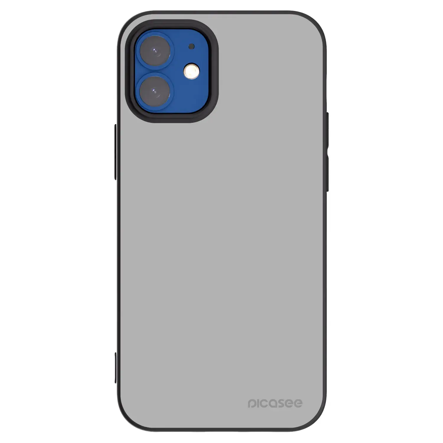 Silikonový černý obal pro Apple iPhone 12 mini - Stone