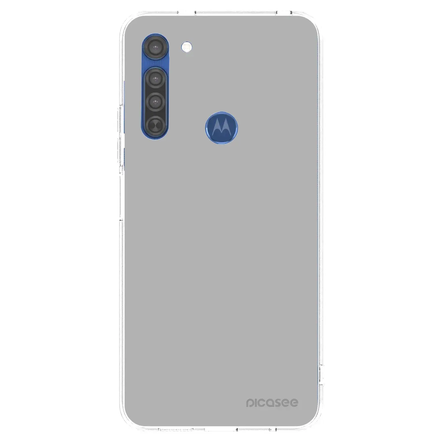 Silikonový průhledný obal pro Motorola Moto G8 - Stone