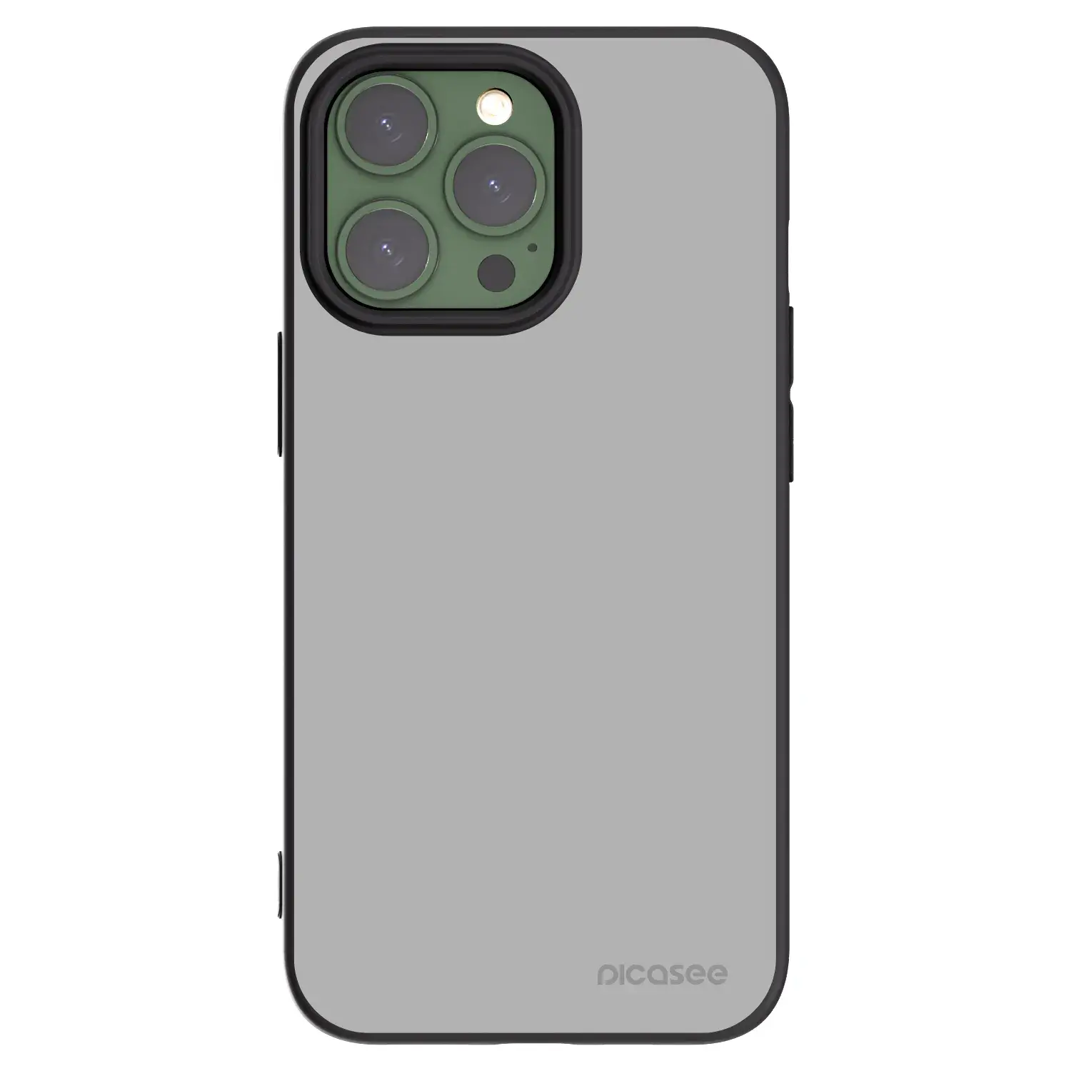 Silikonový černý obal pro Apple iPhone 13 Pro - Stone
