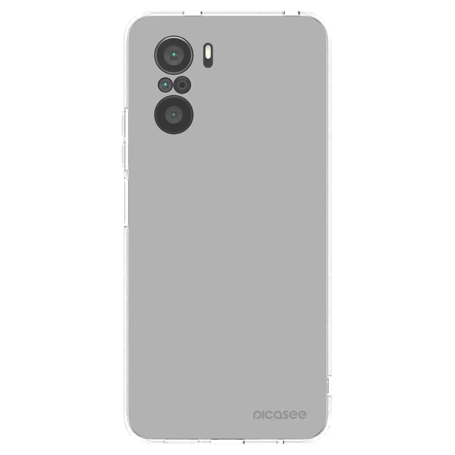Silikonový průhledný obal pro Xiaomi Poco F3 - Stone