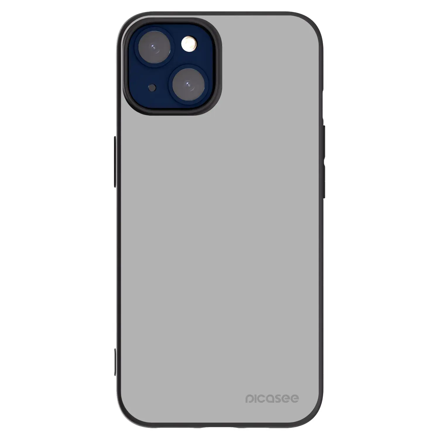 Silikonový černý obal pro Apple iPhone 14 - Stone