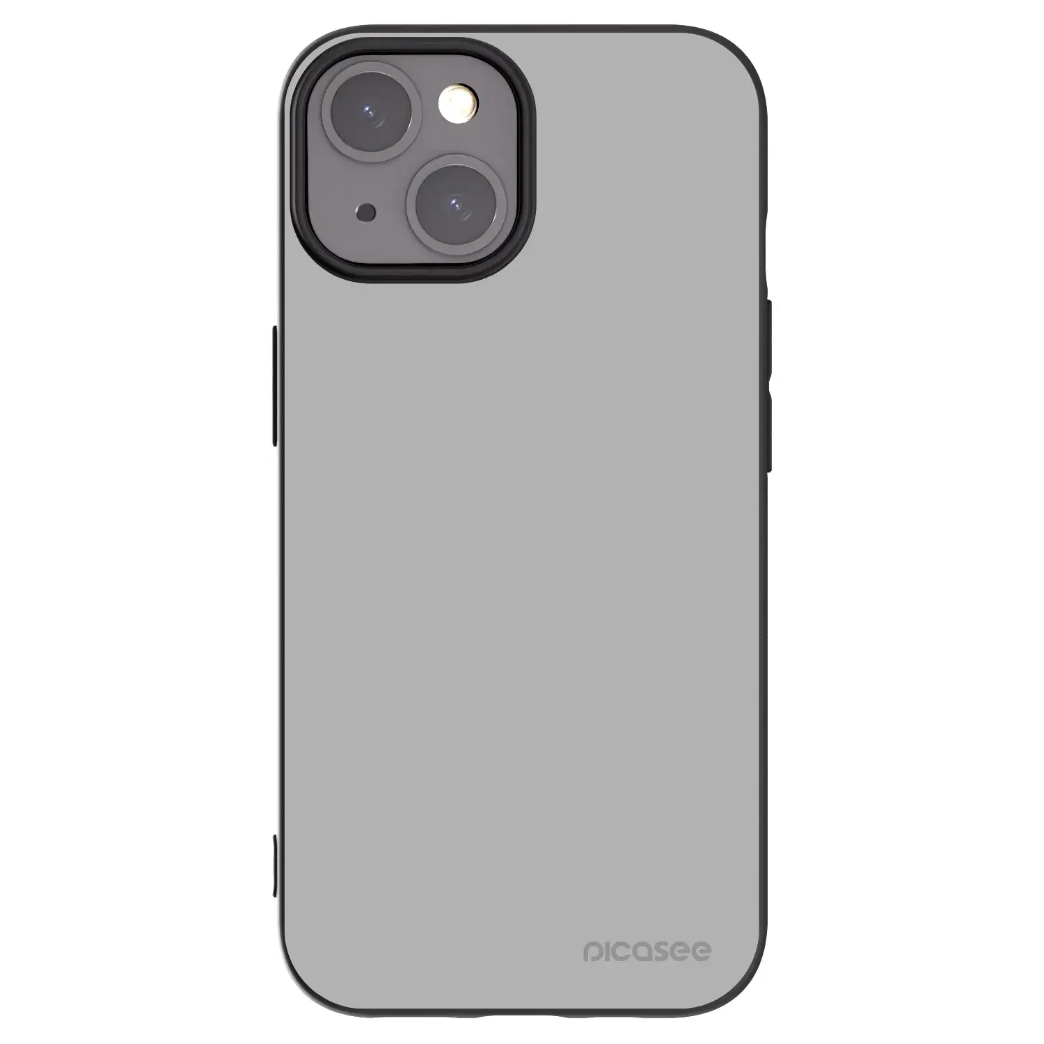 Silikonový černý obal pro Apple iPhone 15 - Stone