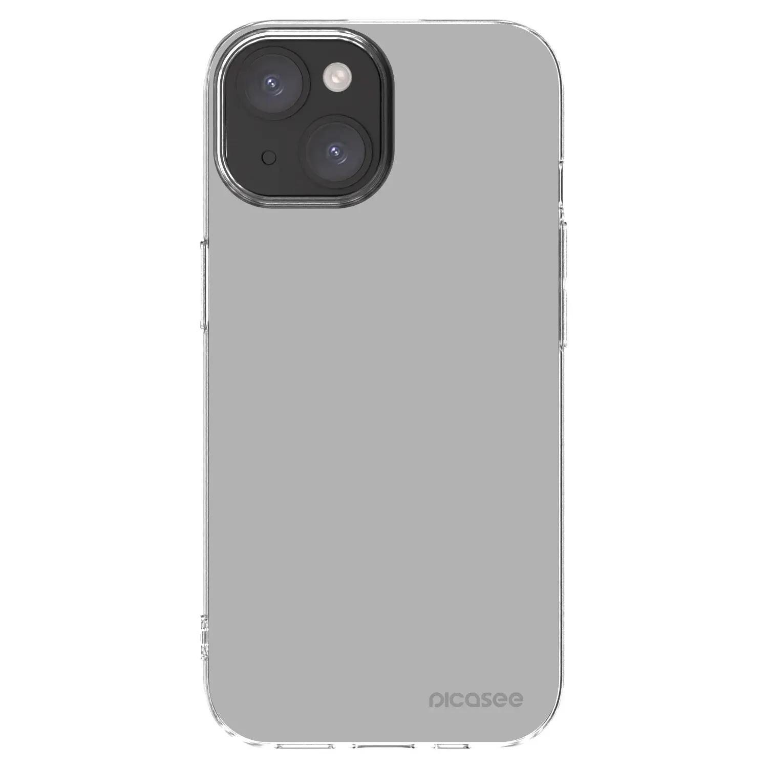 Silikonový průhledný obal pro Apple iPhone 15 - Stone