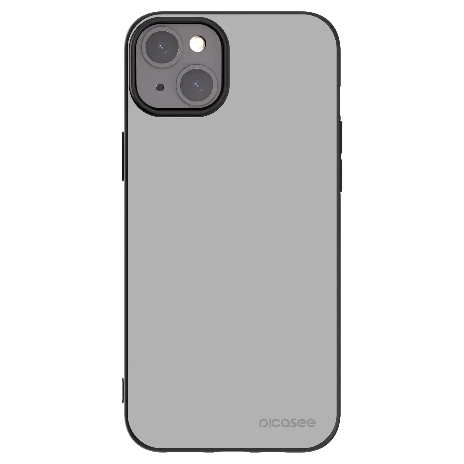 Silikonový černý obal pro Apple iPhone 15 Plus - Stone