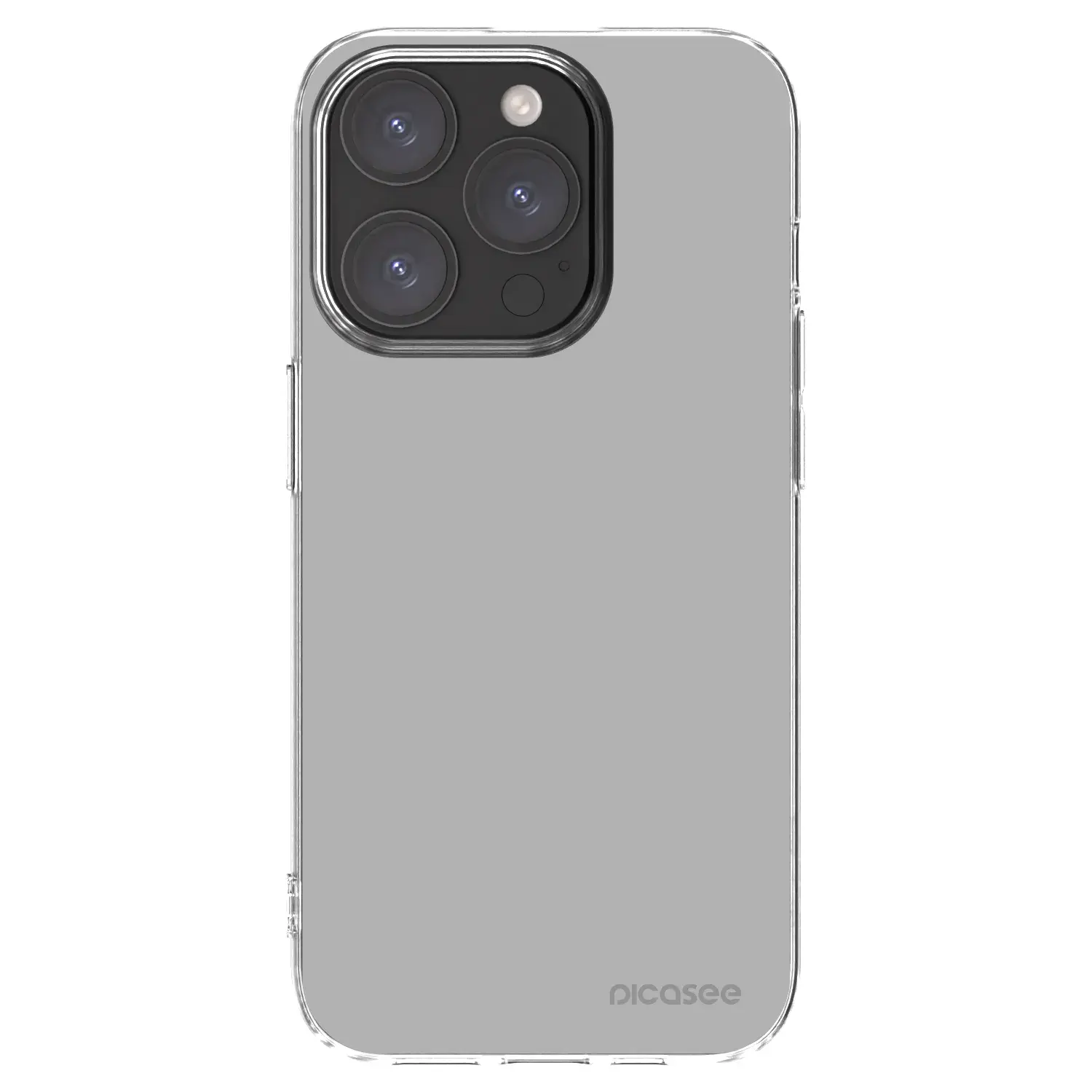 Silikonový průhledný obal pro Apple iPhone 15 Pro - Stone