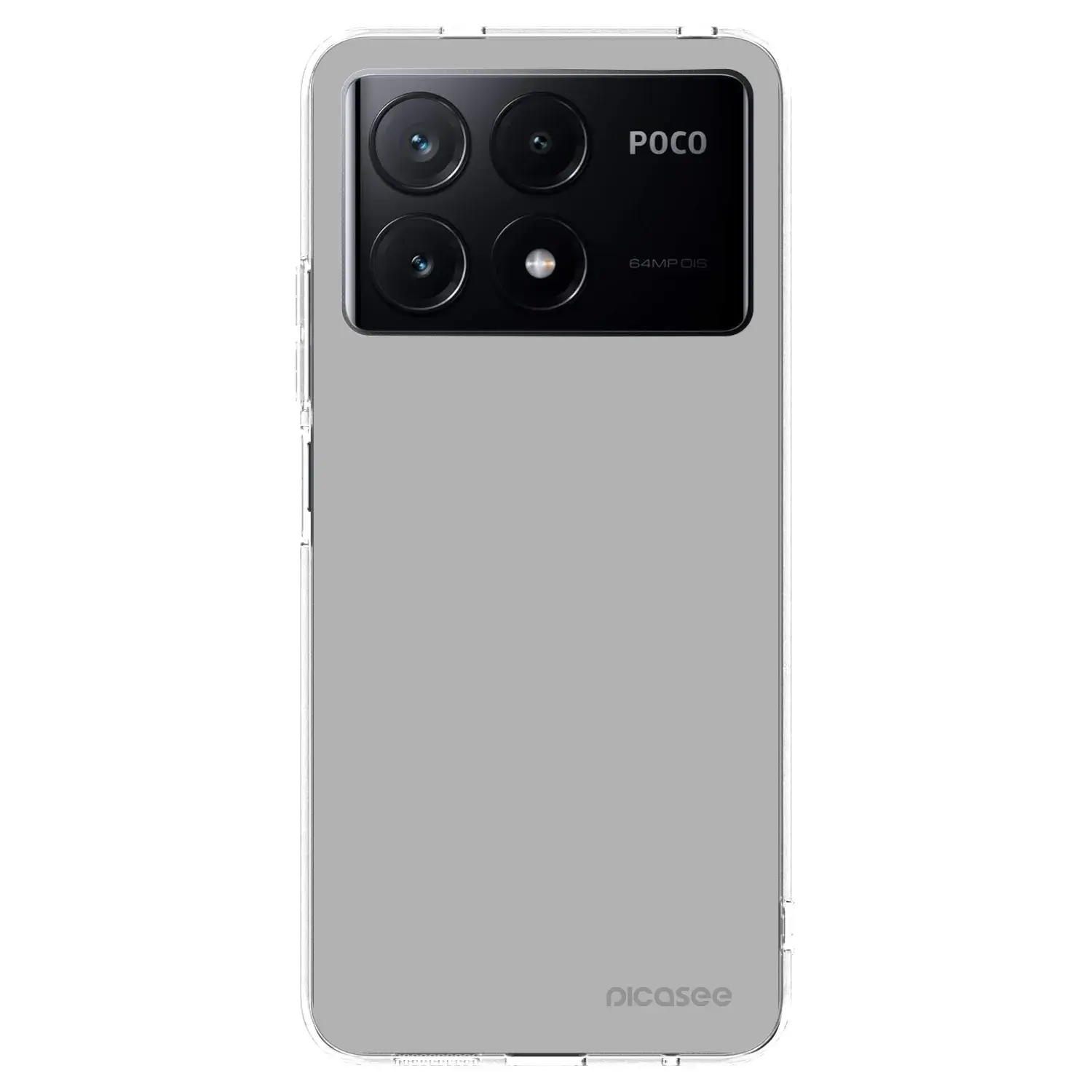 Silikonový průhledný obal pro Xiaomi Poco X6 Pro - Stone