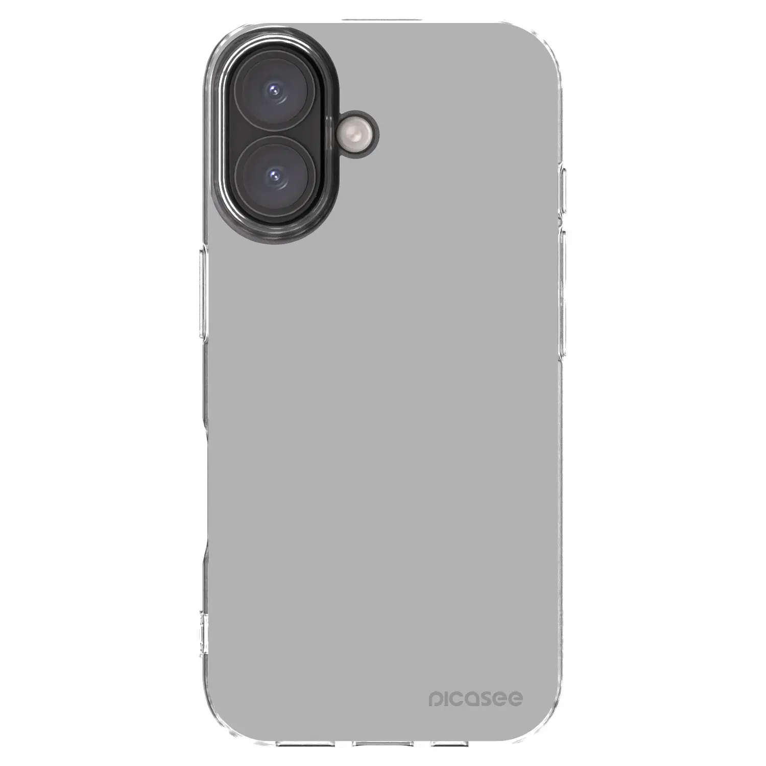 Silikonový průhledný obal pro Apple iPhone 16 - Stone