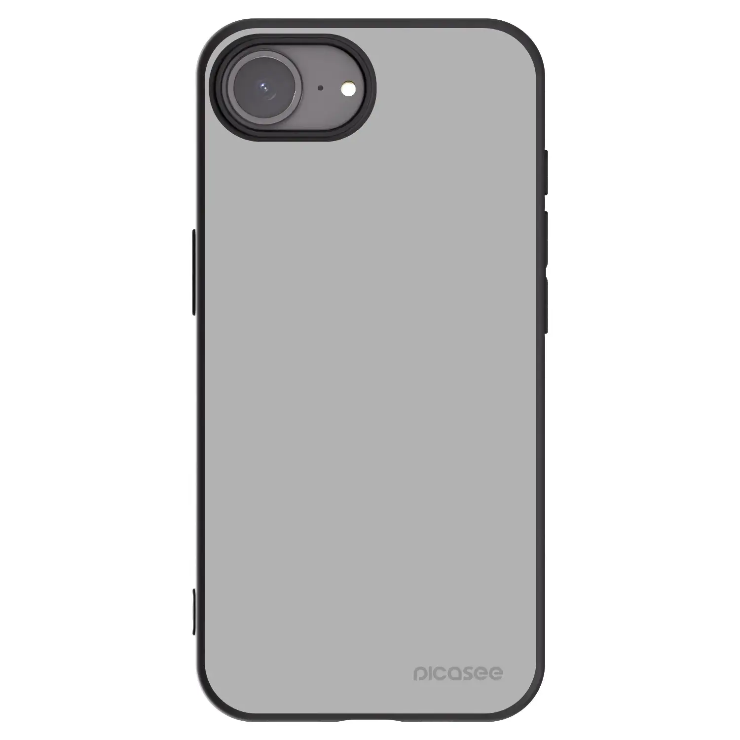 Silikonový černý obal pro Apple iPhone 16e - Stone