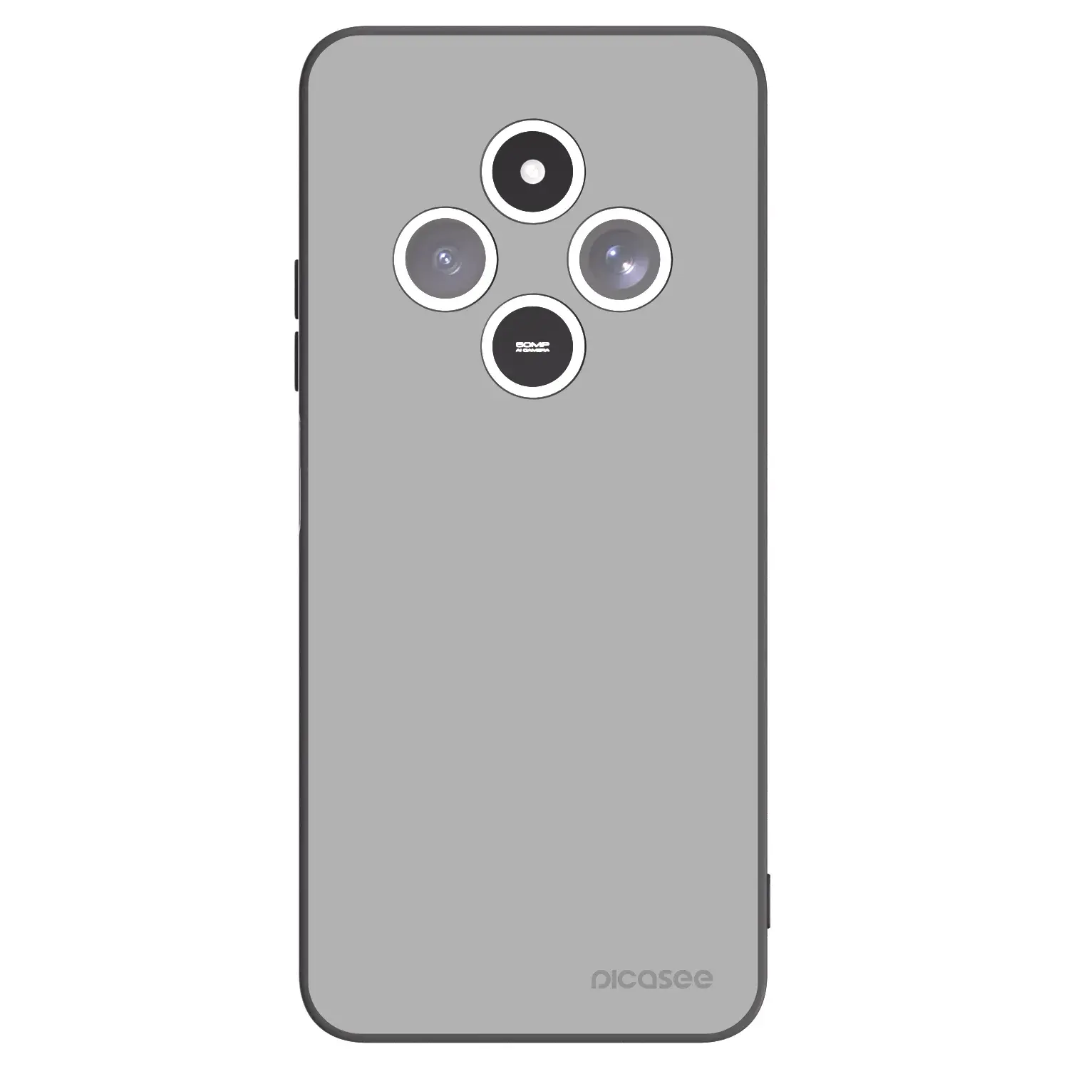 Silikonový černý obal pro Xiaomi Redmi 14C - Stone