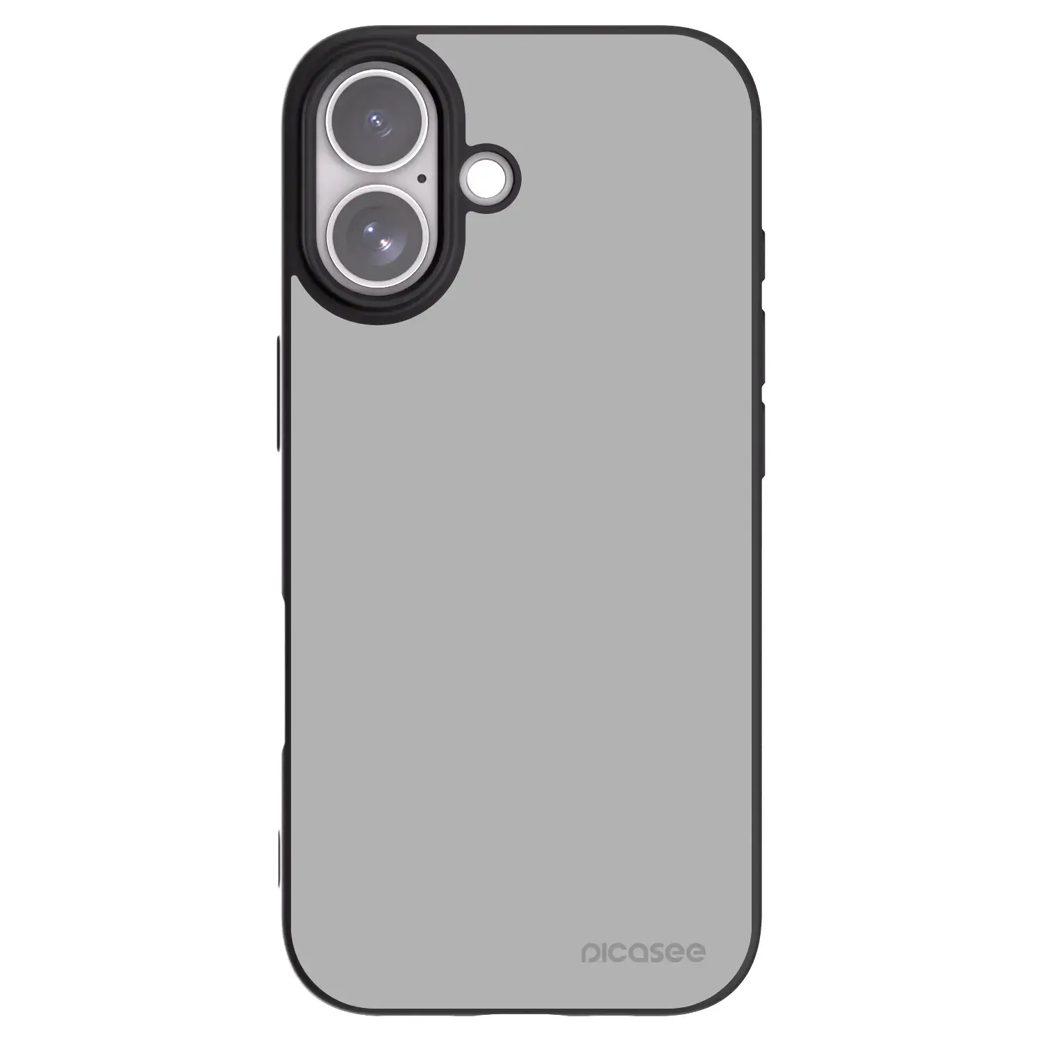 Silikonový černý obal pro Apple iPhone 17 - Stone
