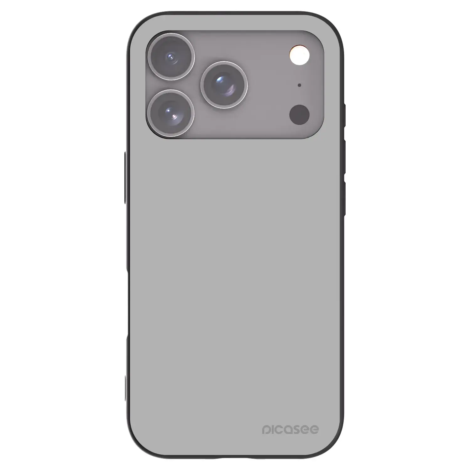 Silikonový černý obal pro Apple iPhone 17 Pro - Stone