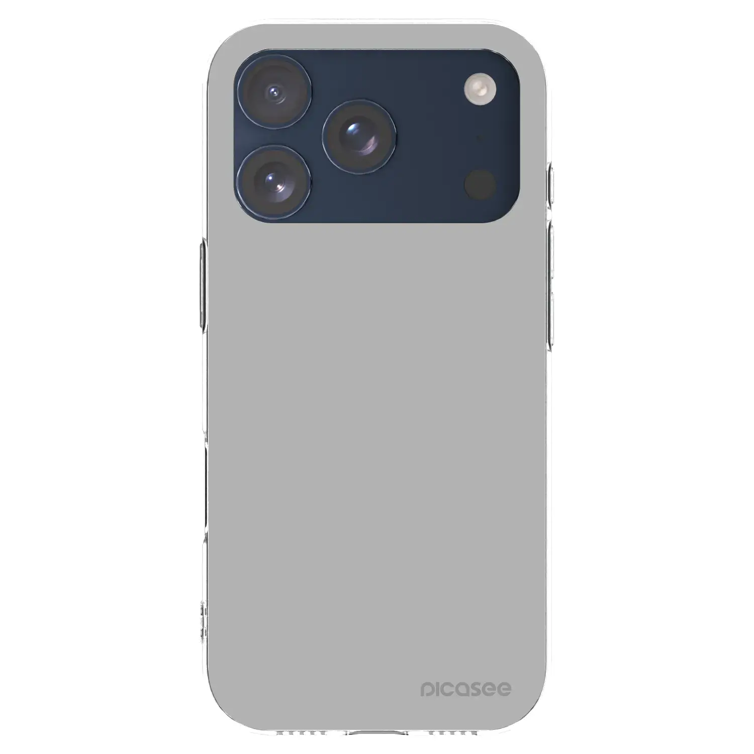 Silikonový průhledný obal pro Apple iPhone 17 Pro - Stone