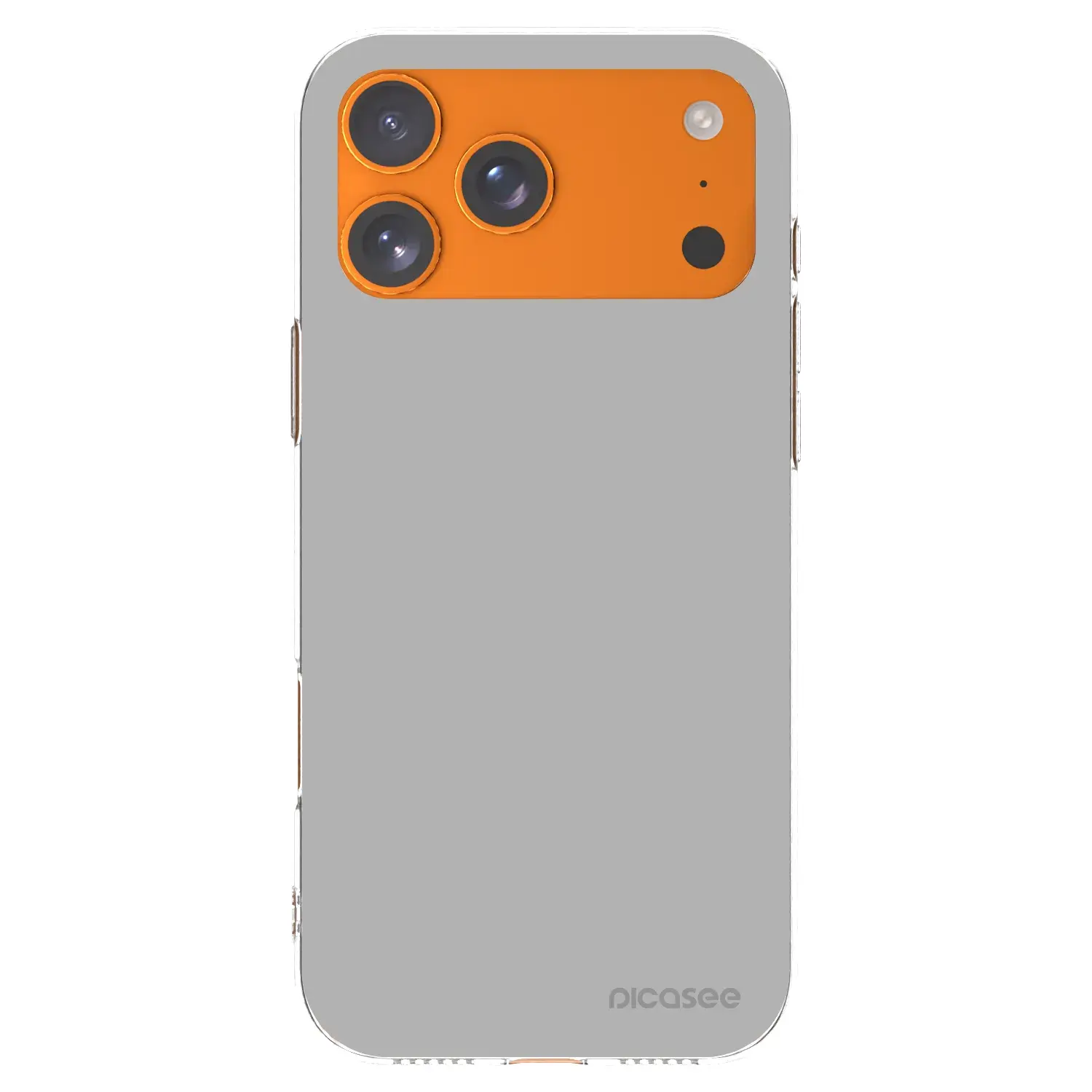 Silikonový průhledný obal pro Apple iPhone 17 Pro Max - Stone