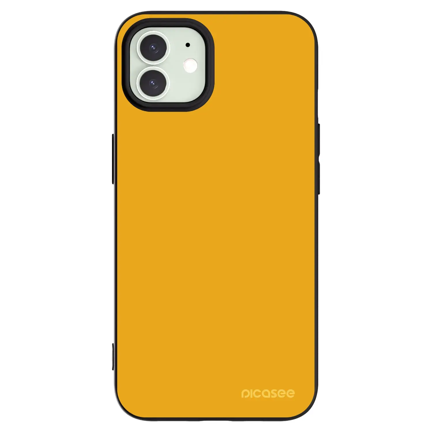 Silikonový černý obal pro Apple iPhone 12 - Sun