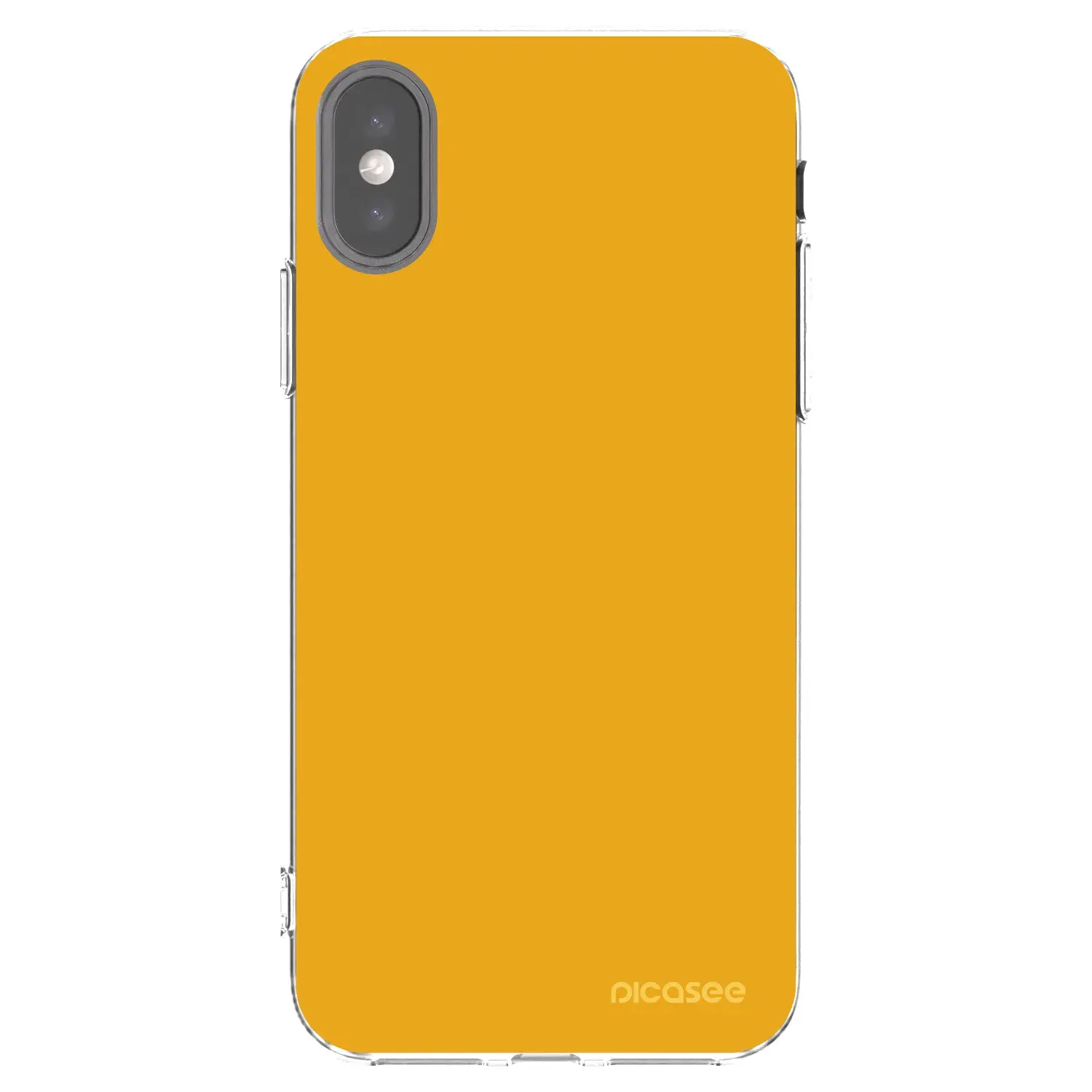 Silikonový průhledný obal pro Apple iPhone X/XS - Sun
