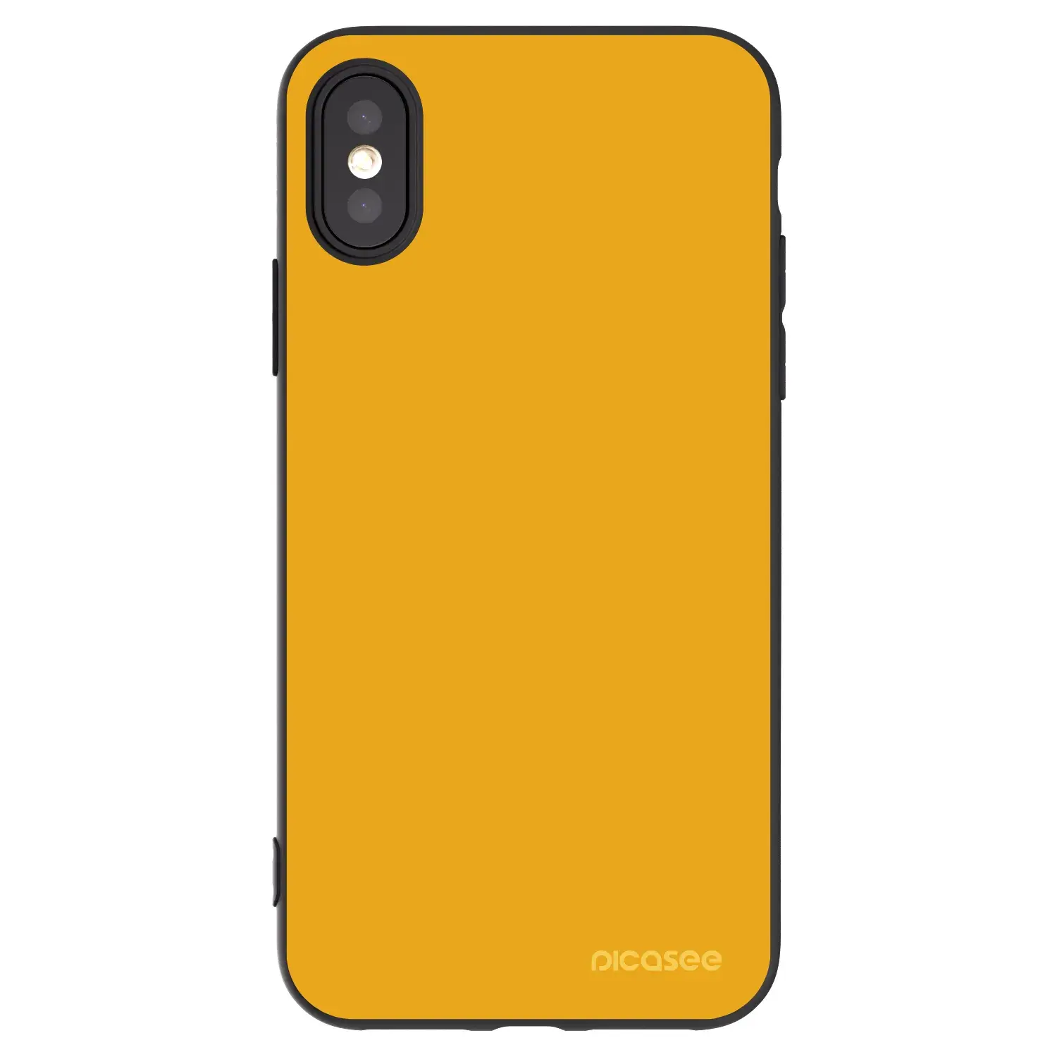 Silikonový černý obal pro Apple iPhone X/XS - Sun