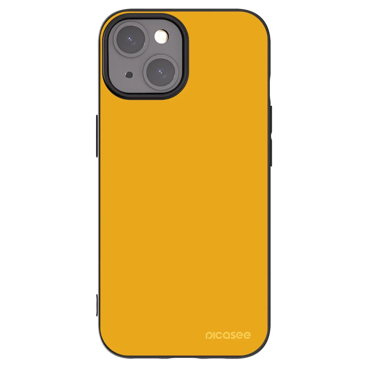 Silikonový černý obal pro Apple iPhone 15 - Sun