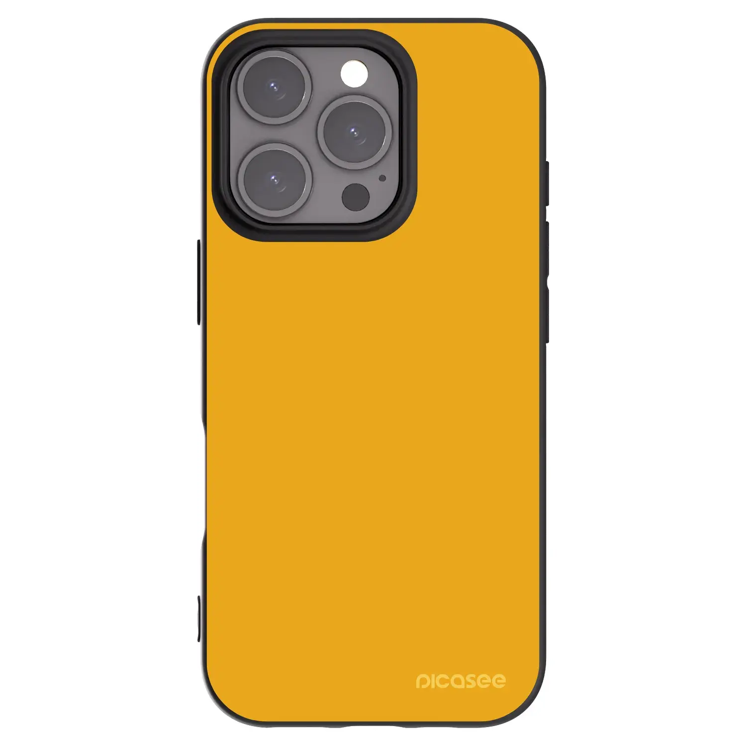 Silikonový černý obal pro Apple iPhone 16 Pro - Sun