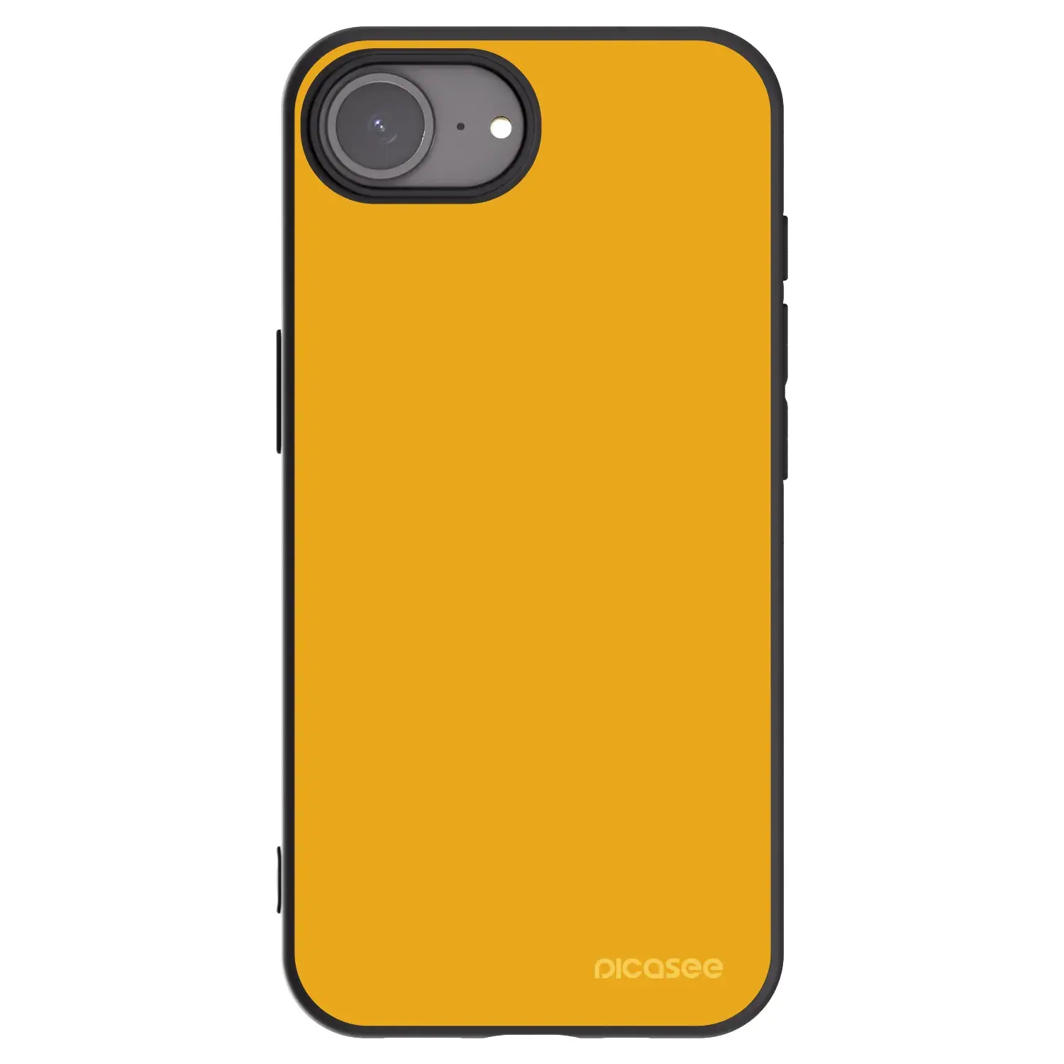 Silikonový černý obal pro Apple iPhone 16e - Sun