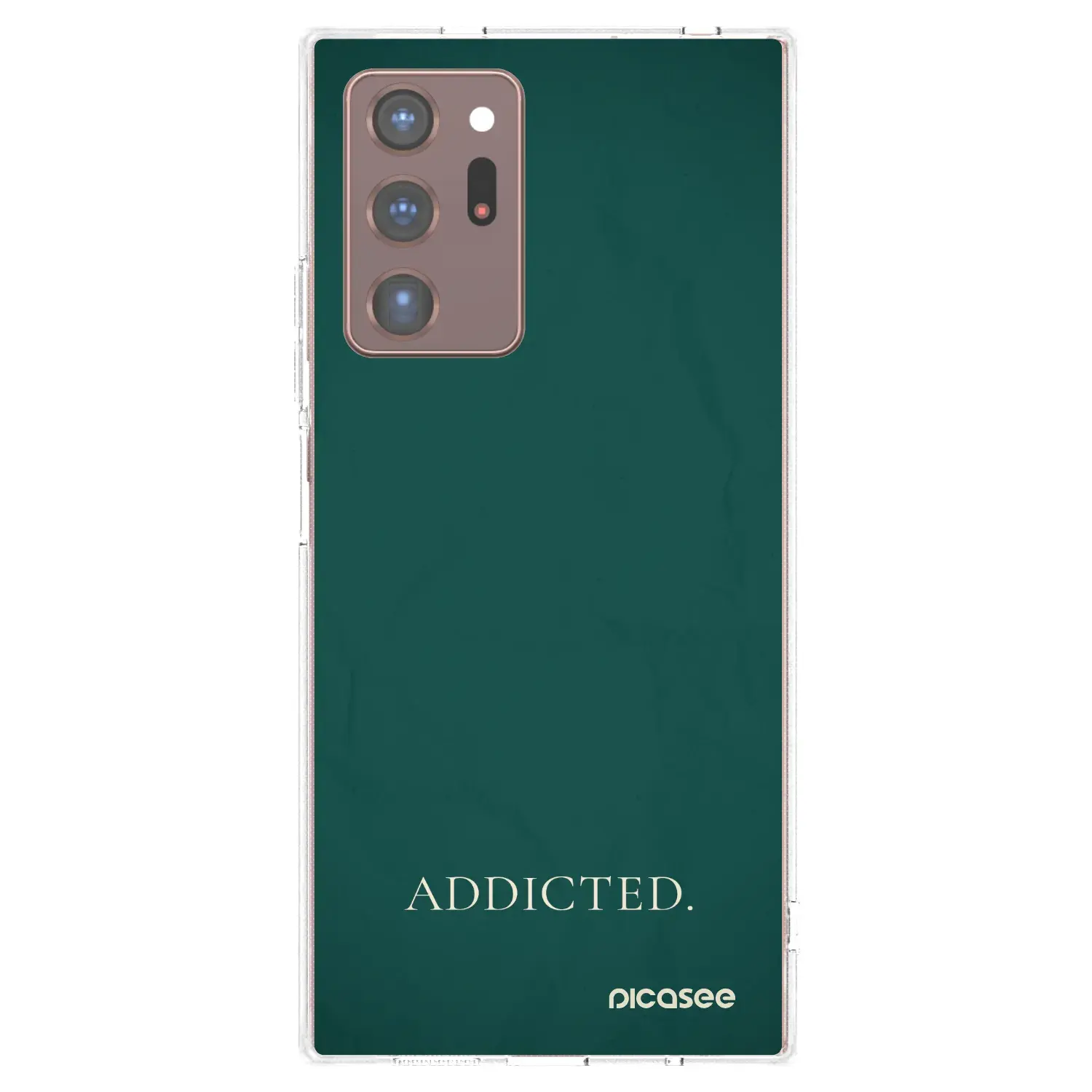 Silikonový průhledný obal pro Samsung Galaxy Note 20 Ultra - Addicted