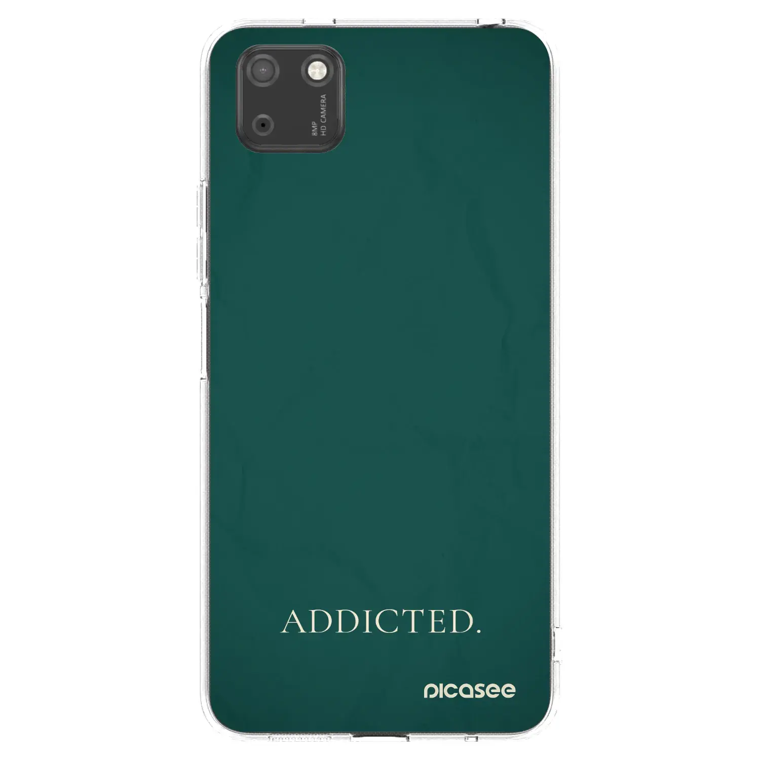 Silikonový průhledný obal pro Huawei Y5P - Addicted