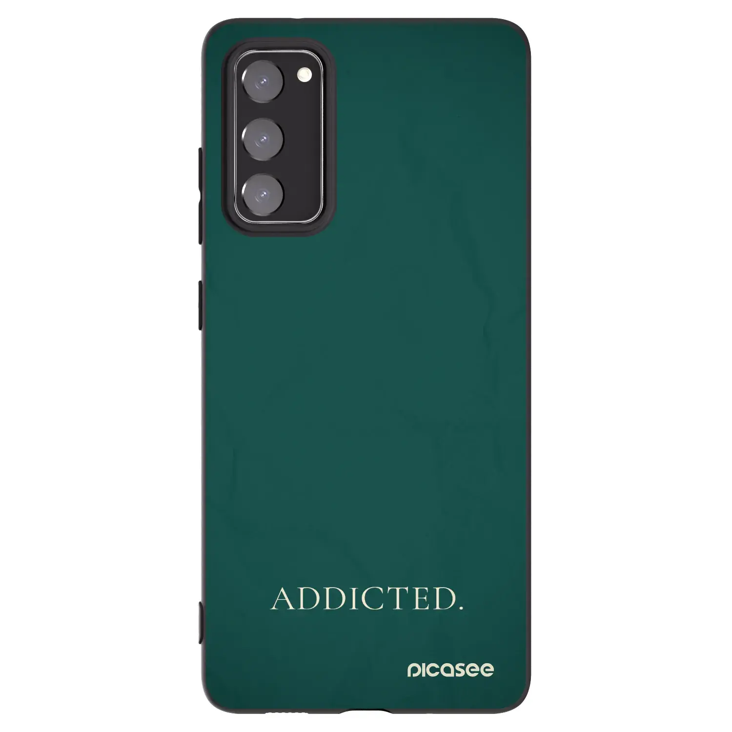 Silikonový černý obal pro Samsung Galaxy S20 FE - Addicted