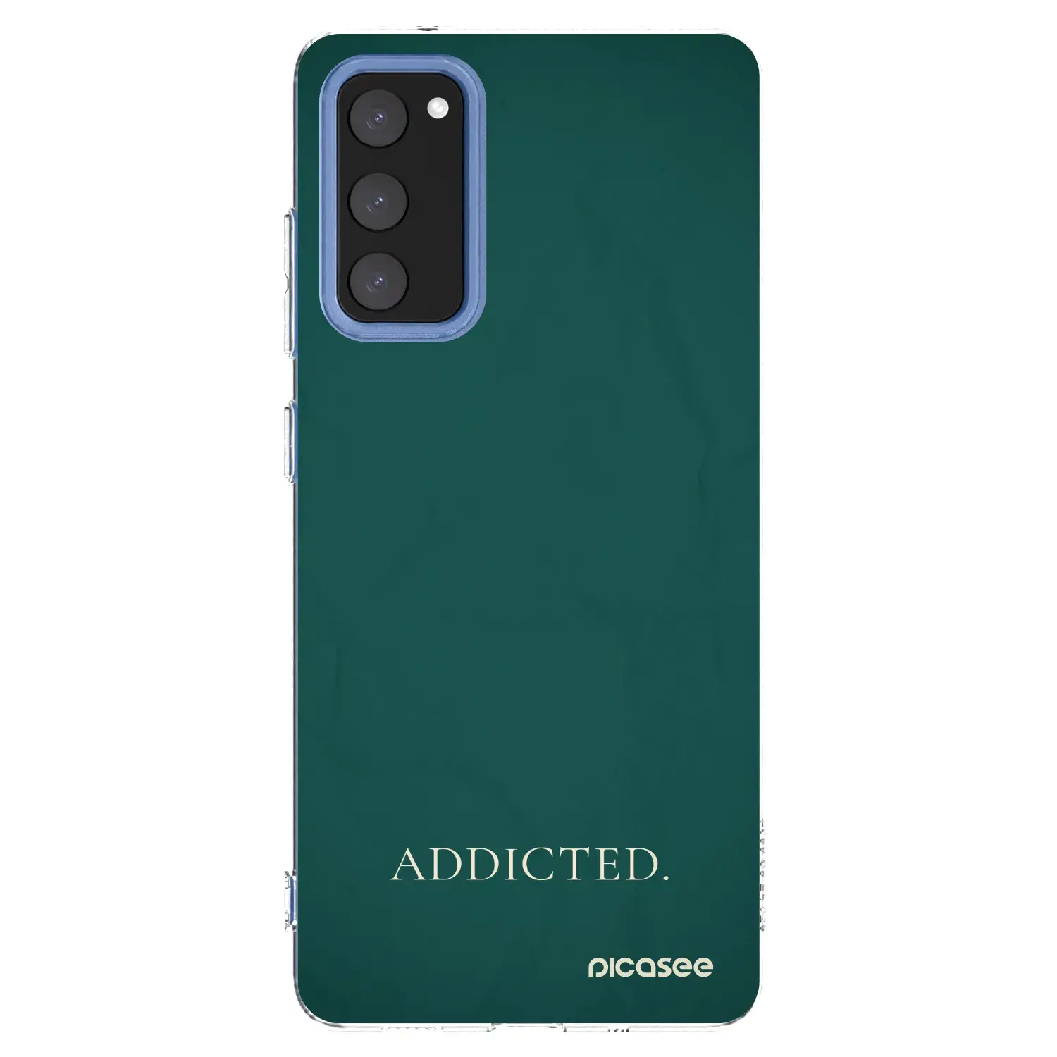Silikonový průhledný obal pro Samsung Galaxy S20 FE - Addicted