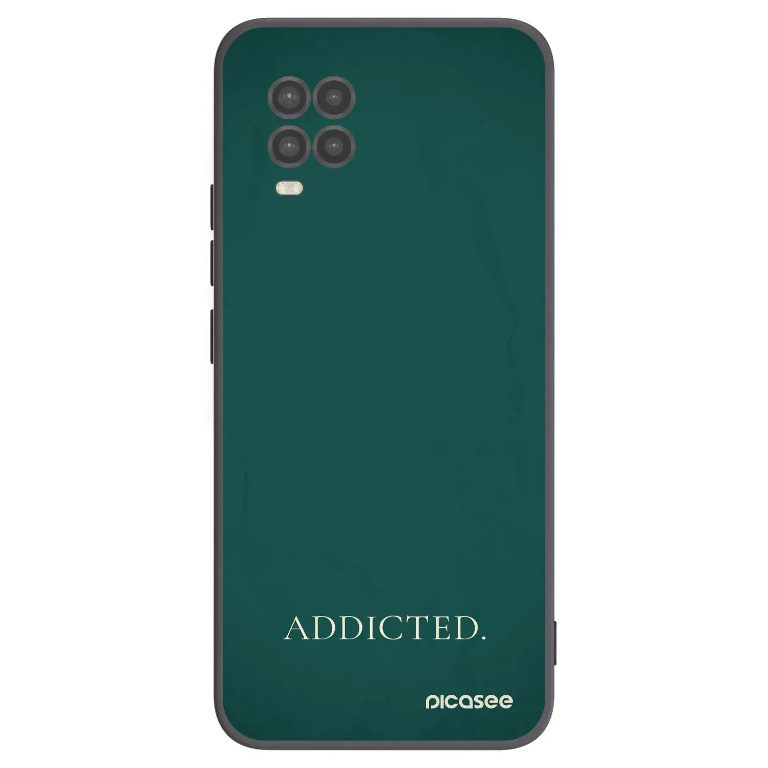 Silikonový černý obal pro Xiaomi Mi 10 Lite - Addicted