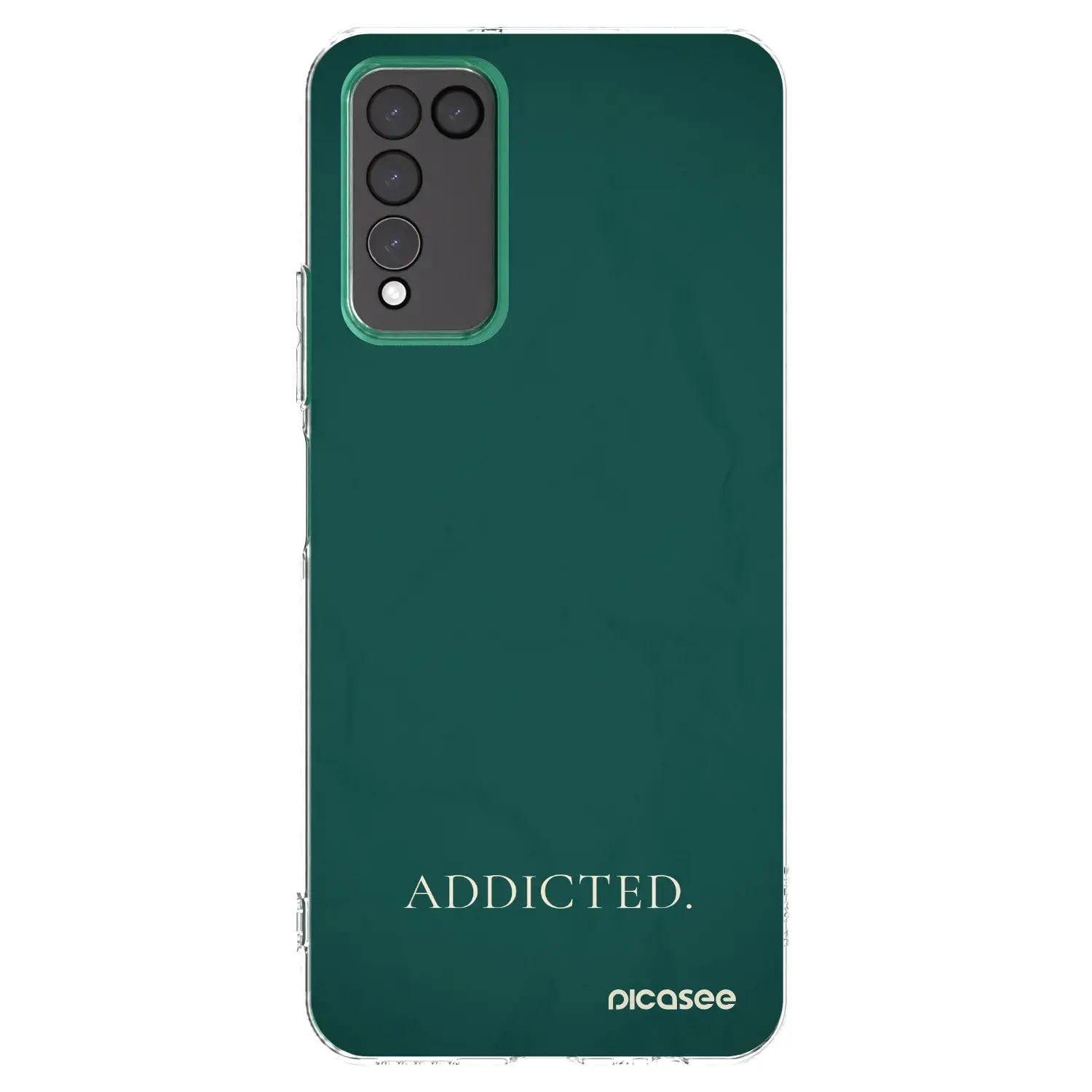 Silikonový průhledný obal pro Honor 10X Lite - Addicted