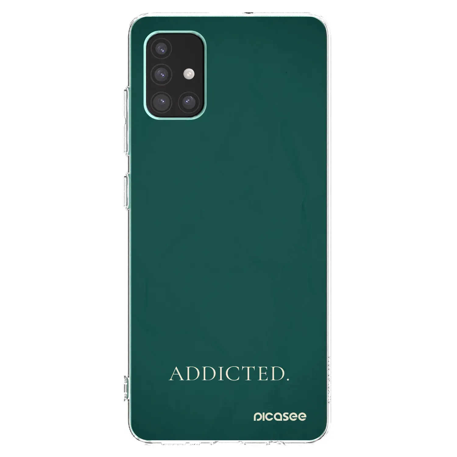Silikonový průhledný obal pro Samsung Galaxy M51 M515F - Addicted