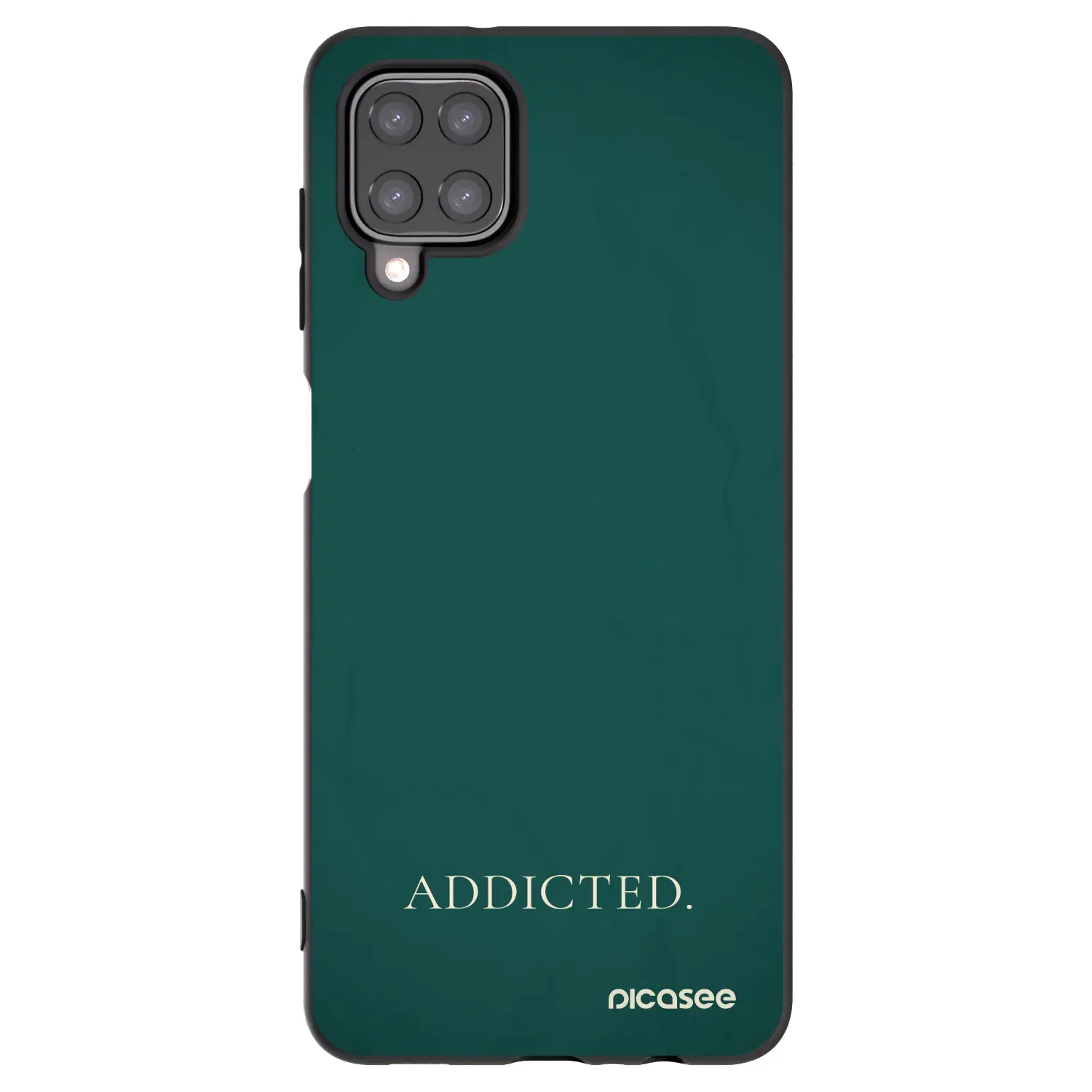 Silikonový černý obal pro Samsung Galaxy A12 A125F - Addicted