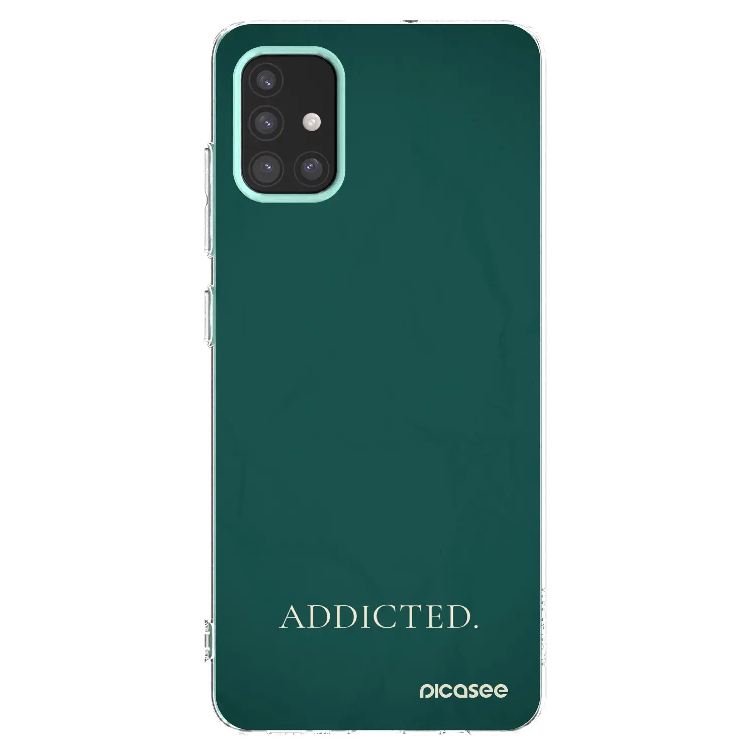 Silikonový průhledný obal pro Samsung Galaxy M31s - Addicted