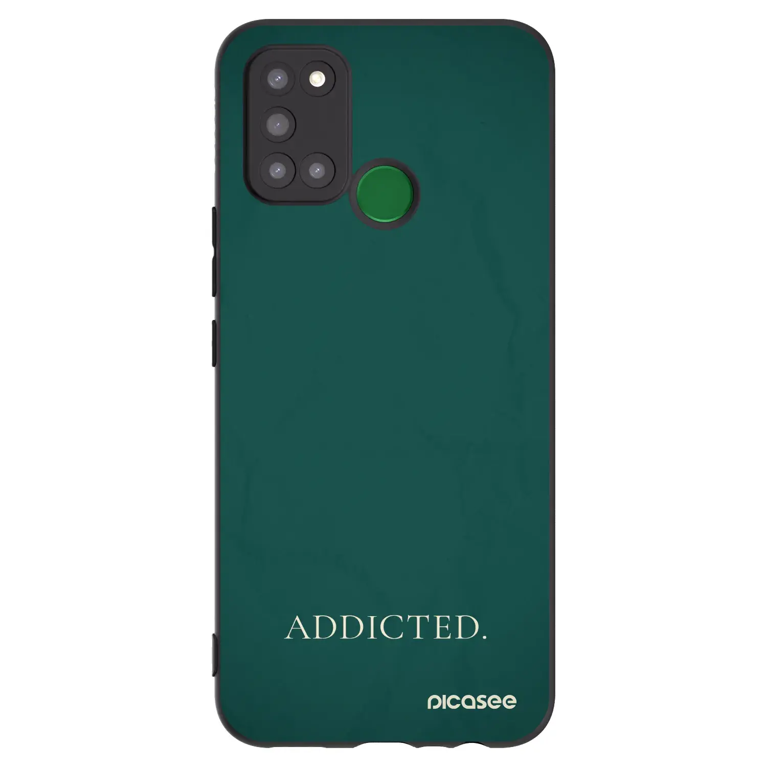 Silikonový černý obal pro Realme 7i - Addicted