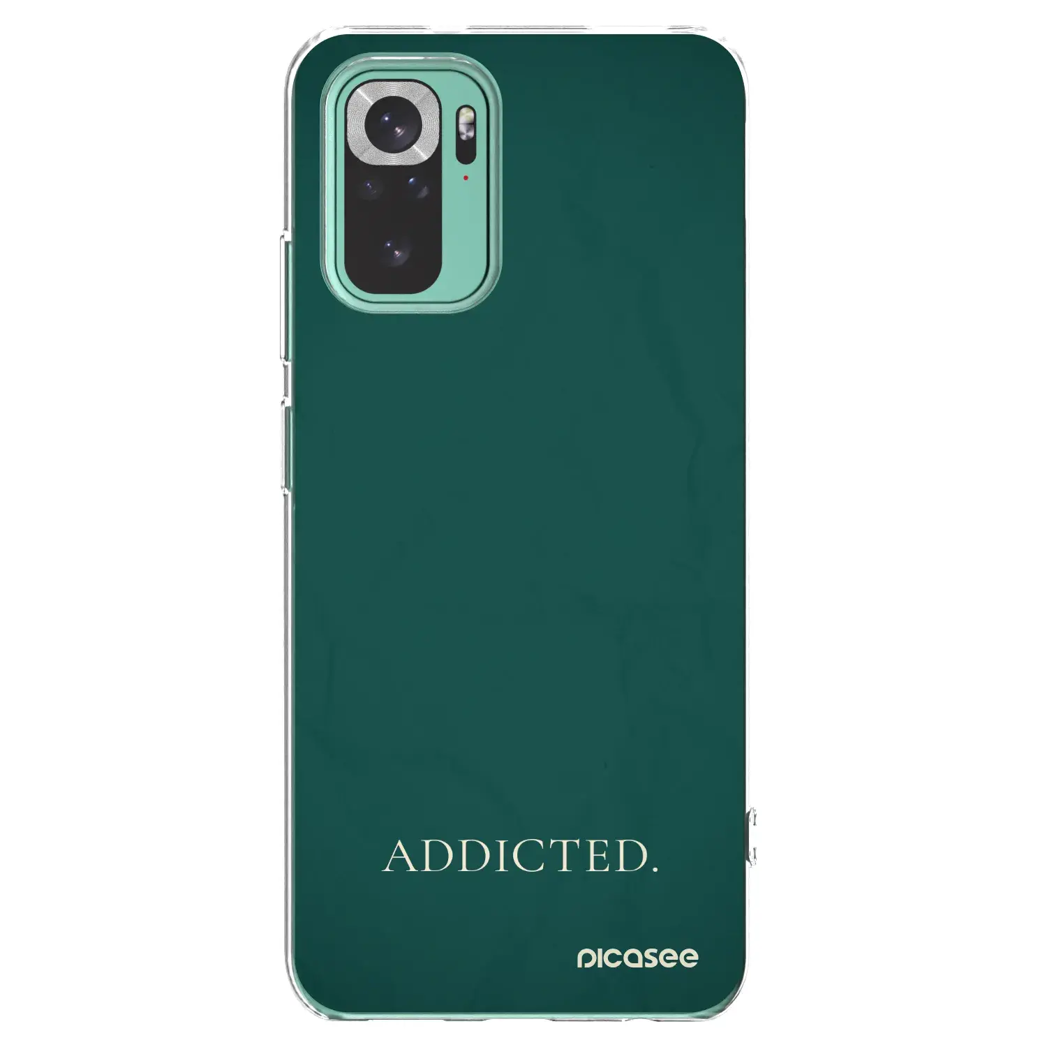 Silikonový průhledný obal pro Xiaomi Redmi Note 10 Pro - Addicted